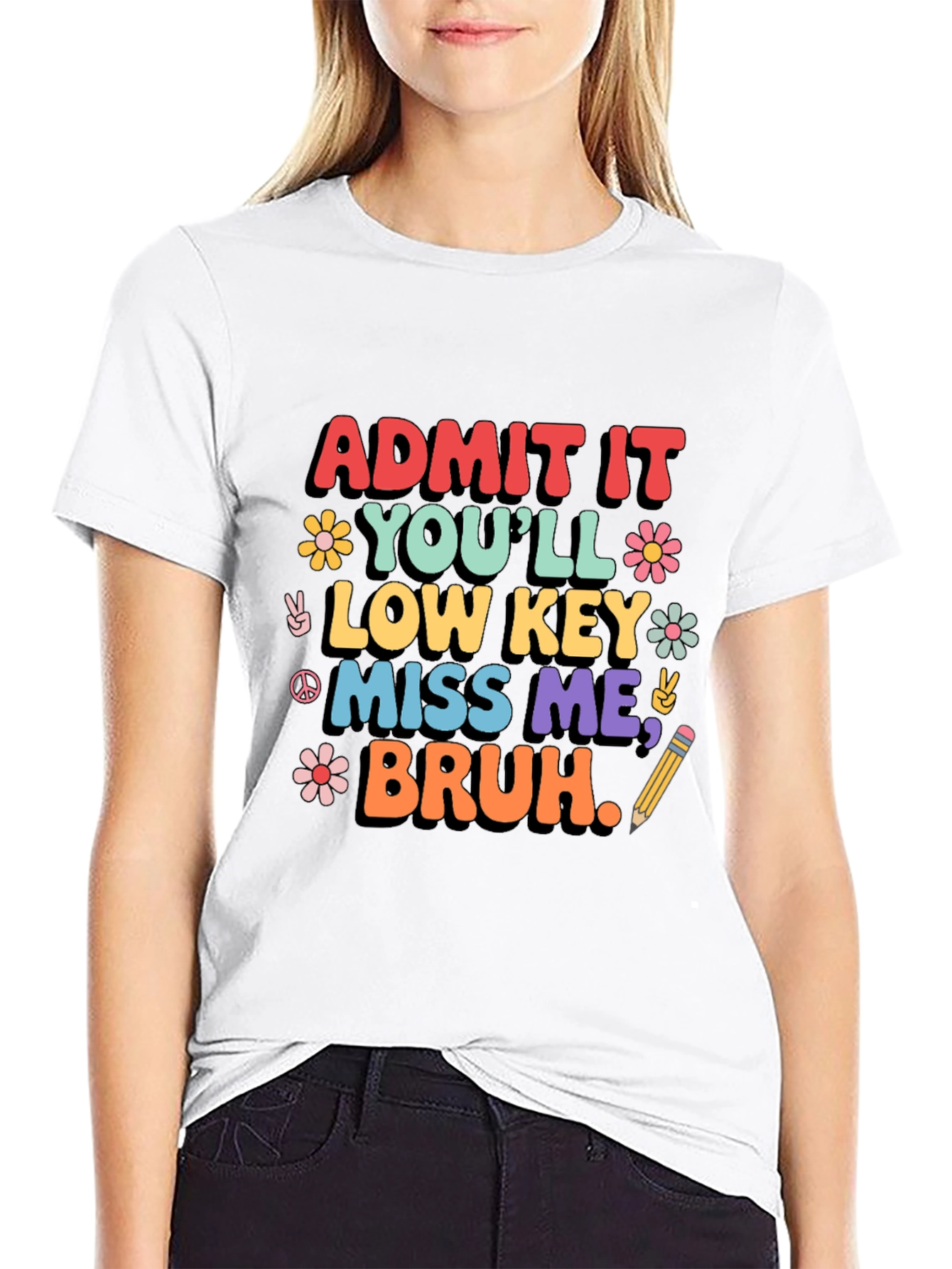 Admit It Youll Low Key Miss Me Bruh T-Shirt
