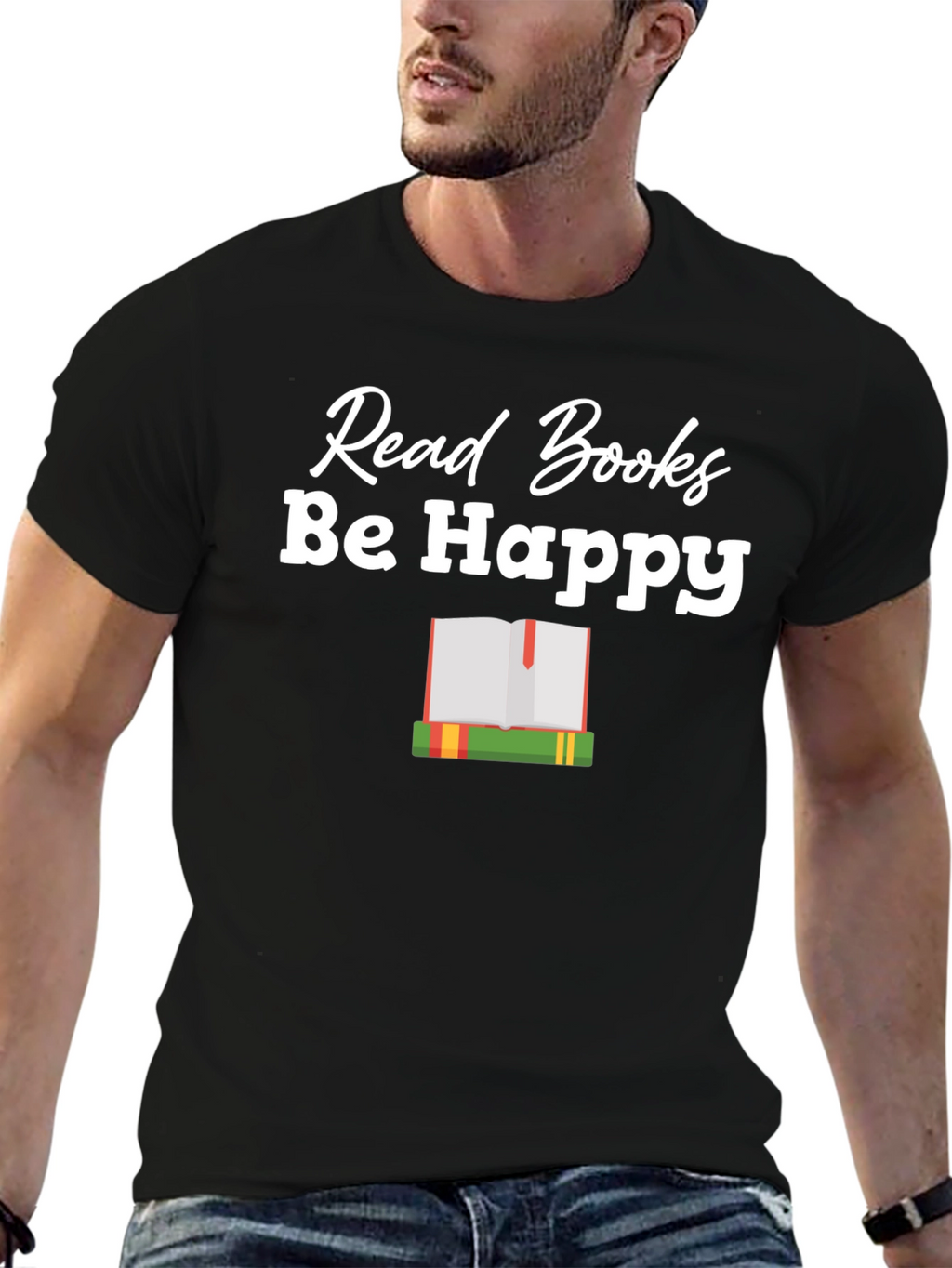 Read Books Be Happy Graphic T-Shirt