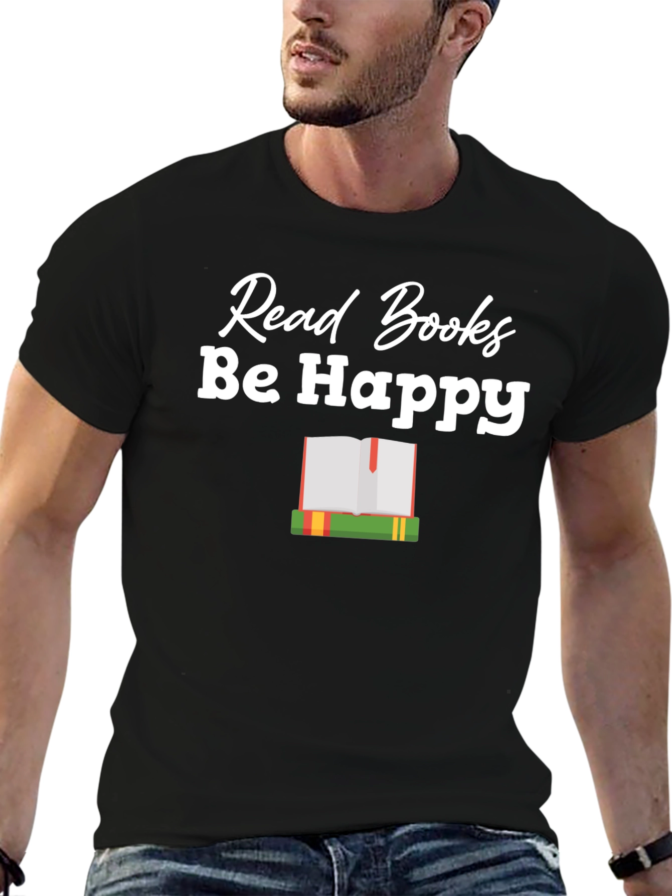 Read Books Be Happy Graphic T-Shirt