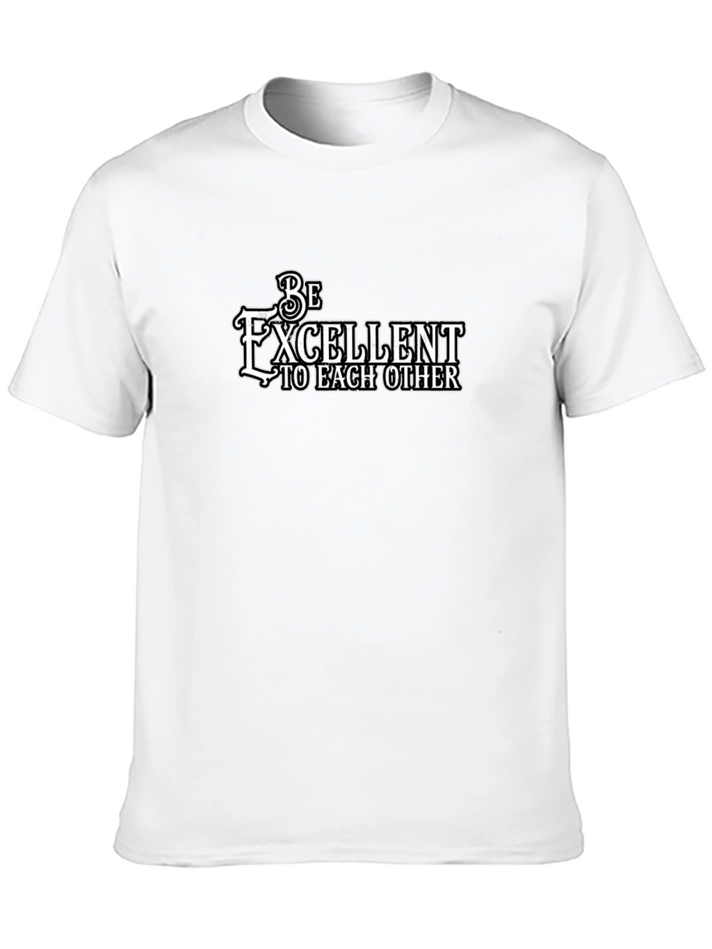 Be Excellent To Each Other Graphic Tee - Black