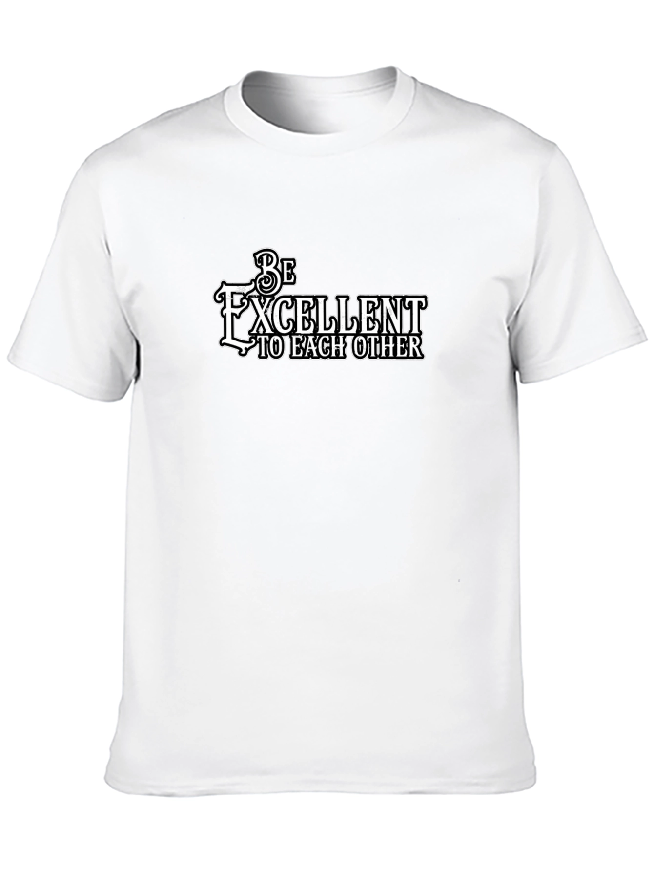 Be Excellent To Each Other Graphic Tee - Black