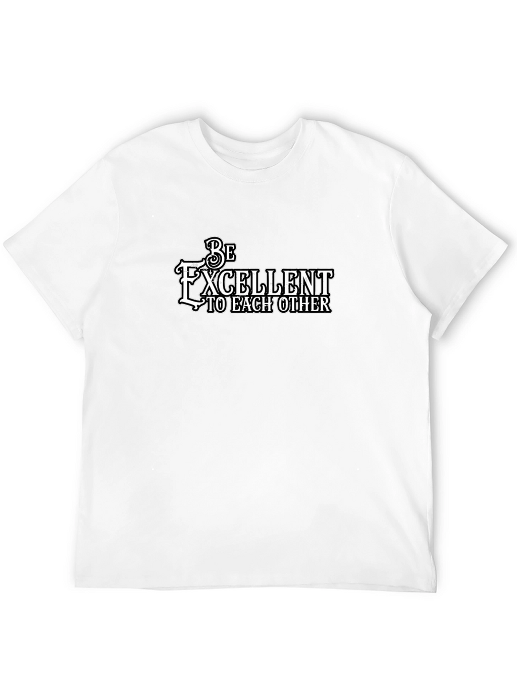 Be Excellent To Each Other Graphic Tee - Black