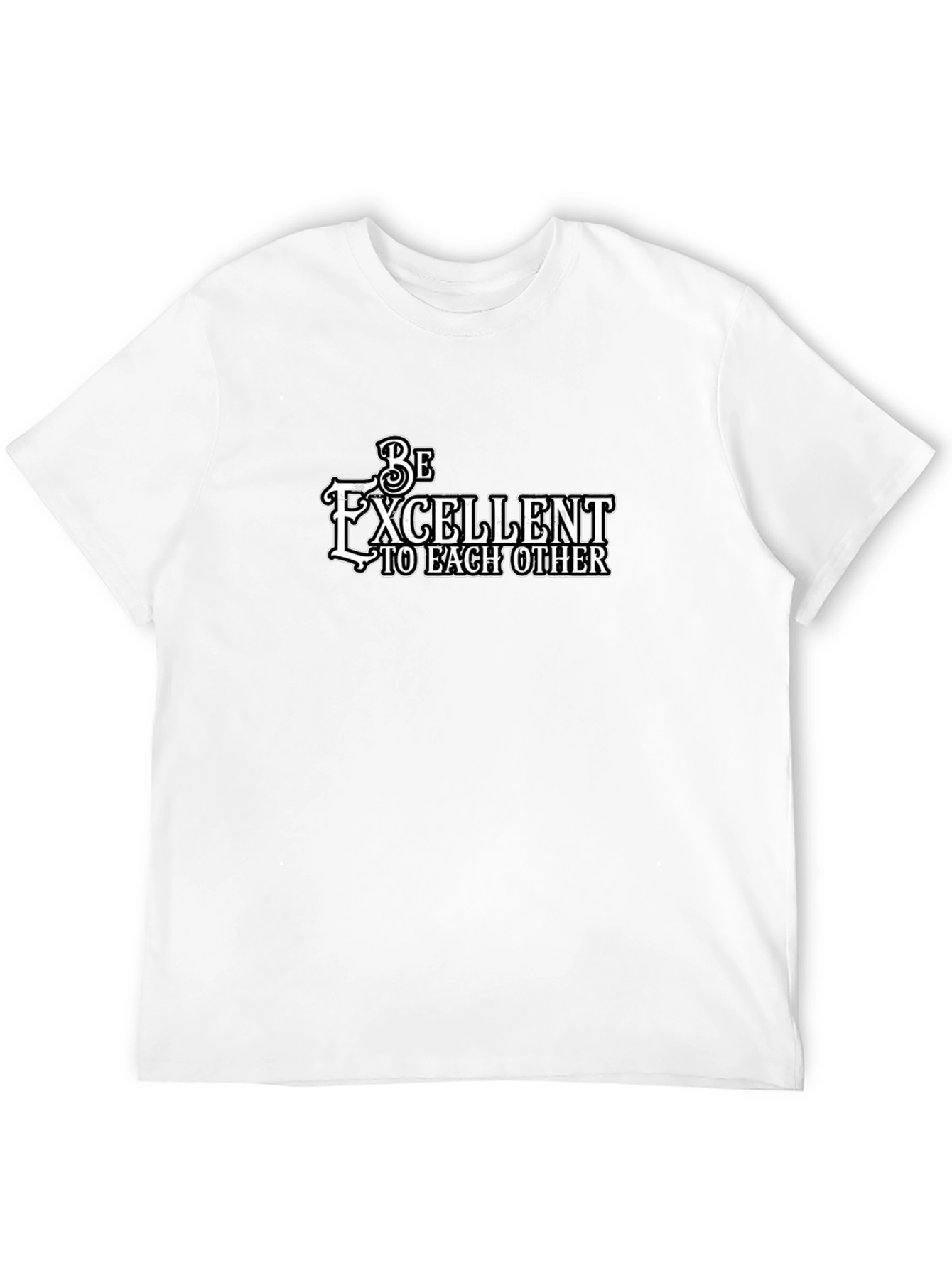 Be Excellent To Each Other Graphic Tee - Black