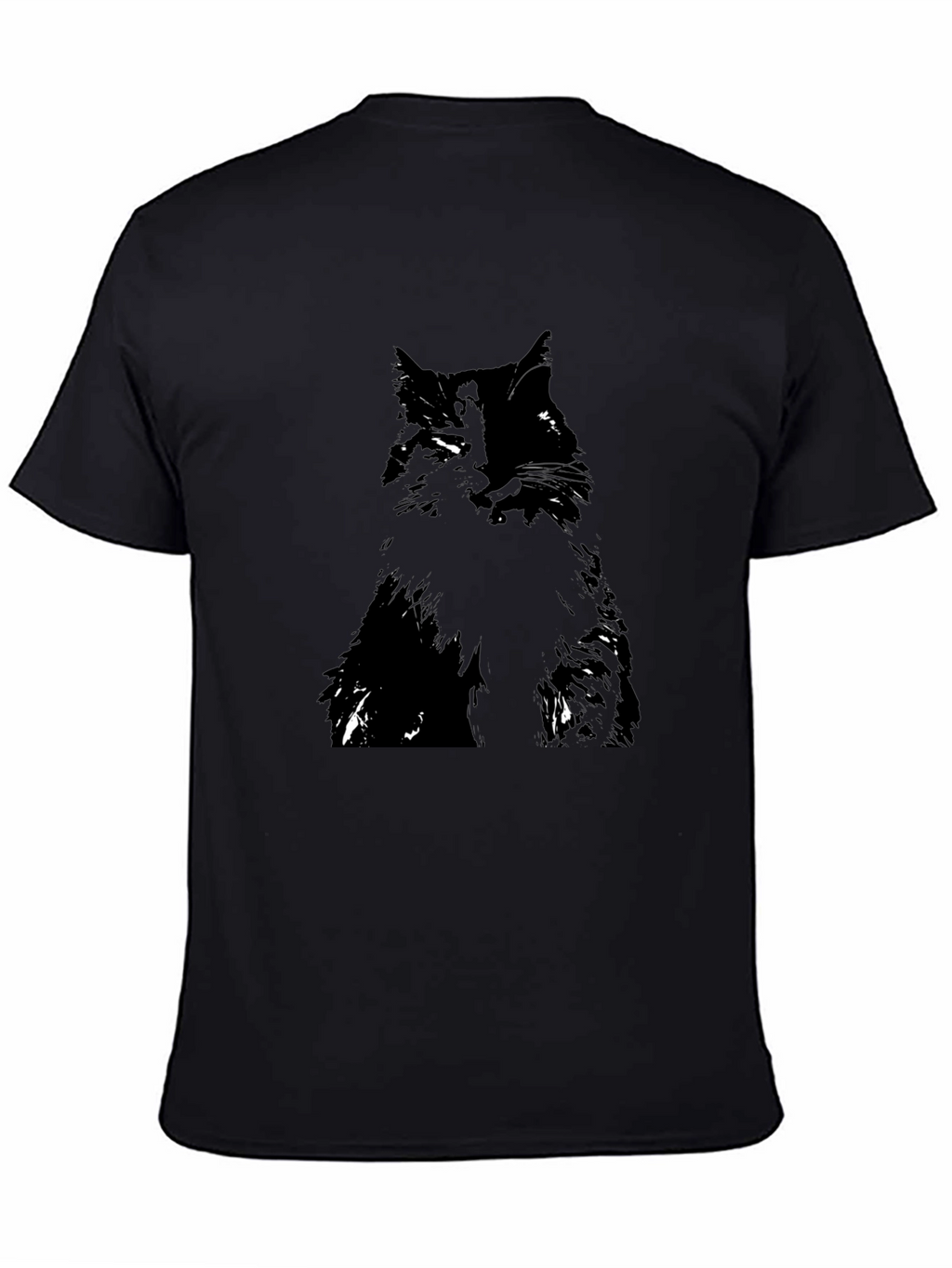 Black Cat Graphic Tee - Stylish & Comfortable