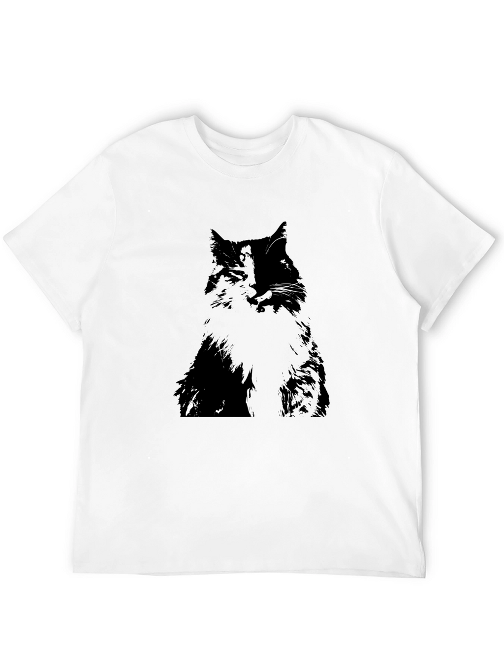Black Cat Graphic Tee - Stylish & Comfortable