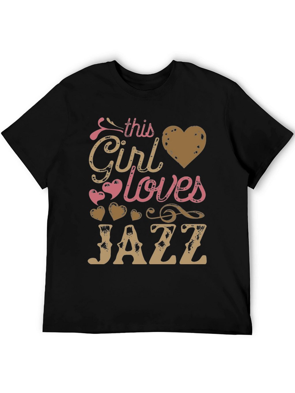 This Girl Loves Jazz T-Shirt - Music Lover Tee
