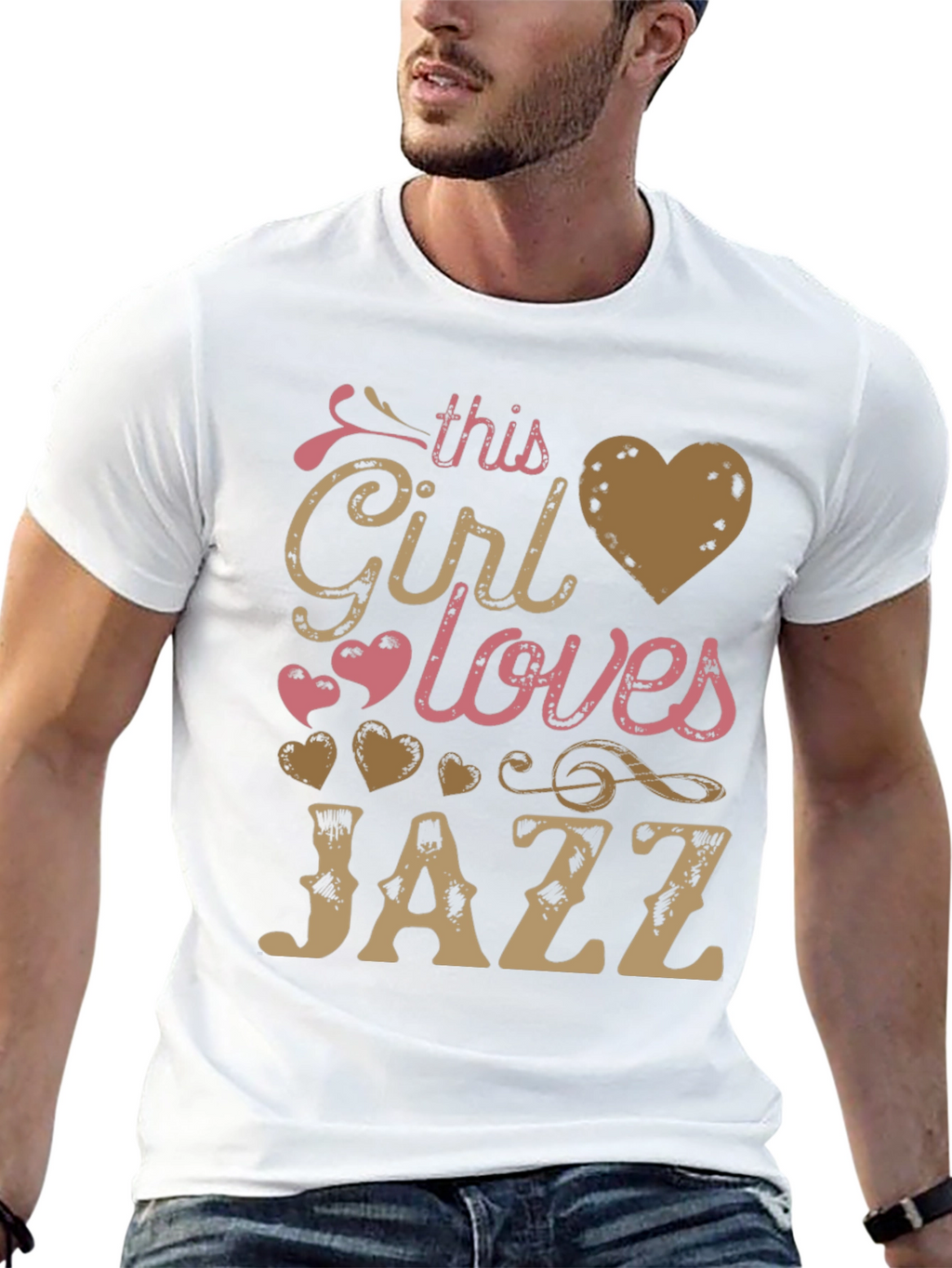 This Girl Loves Jazz T-Shirt - Music Lover Tee