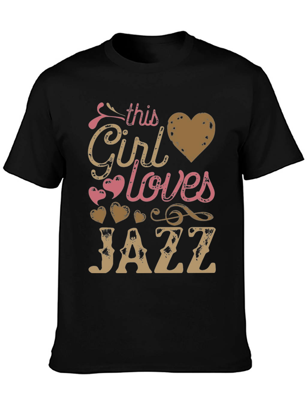 This Girl Loves Jazz T-Shirt - Music Lover Tee
