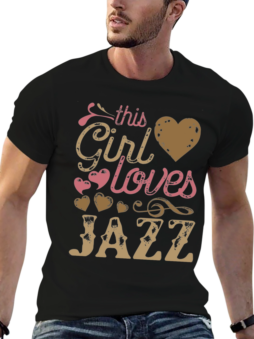 This Girl Loves Jazz T-Shirt - Music Lover Tee