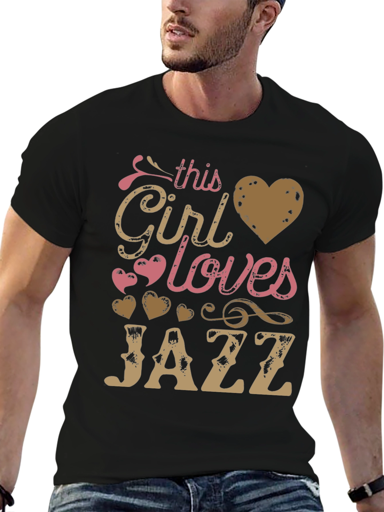 This Girl Loves Jazz T-Shirt - Music Lover Tee