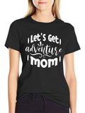 Adventure Mom Black T-Shirt