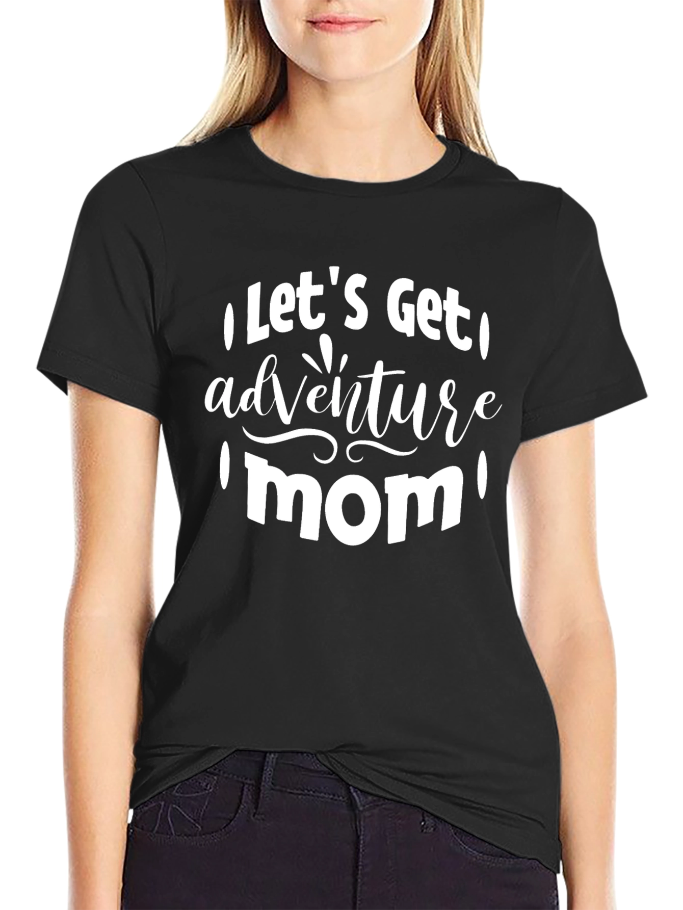Adventure Mom Black T-Shirt