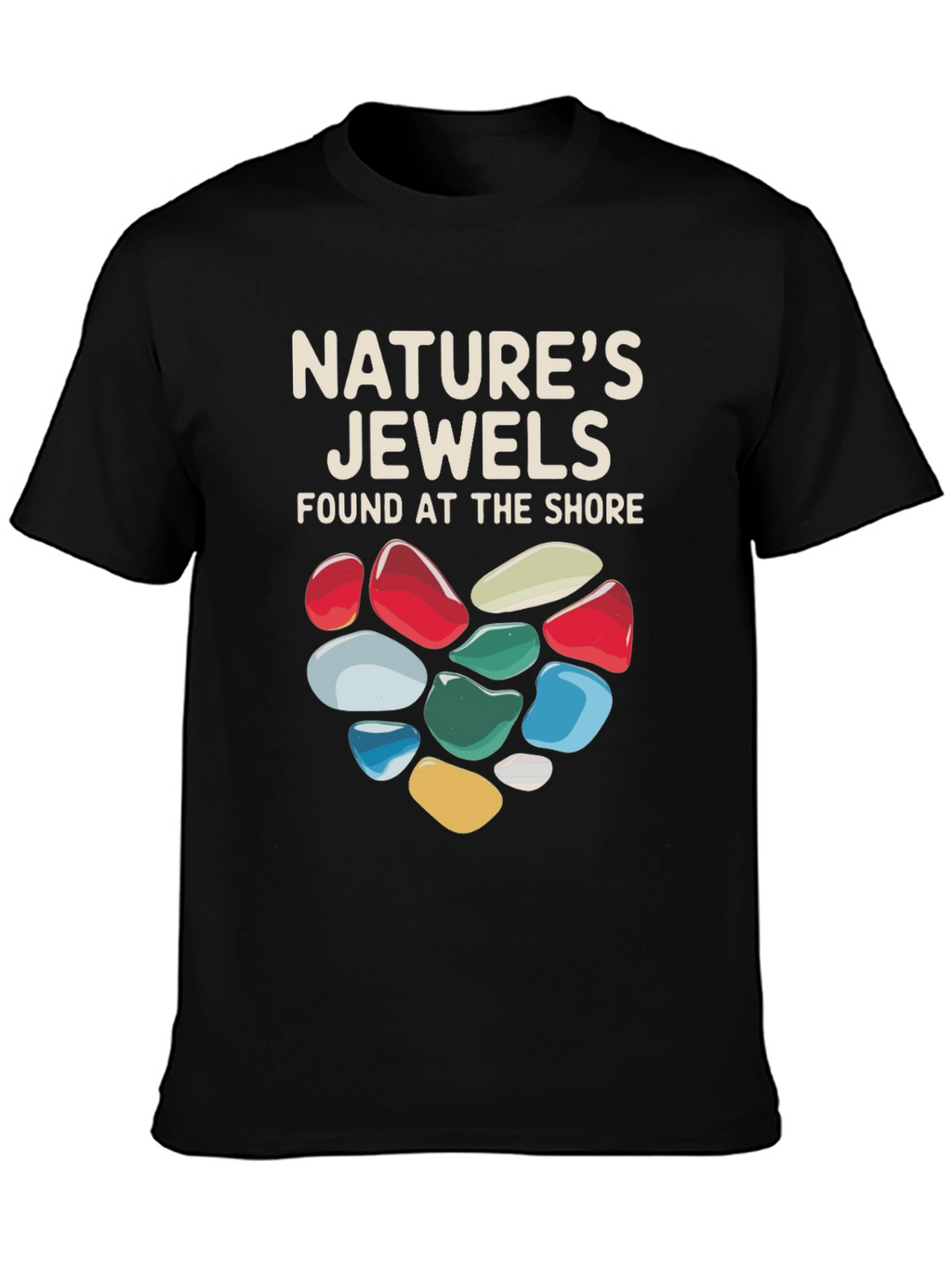Natures Jewels T-Shirt - Found at the Shore