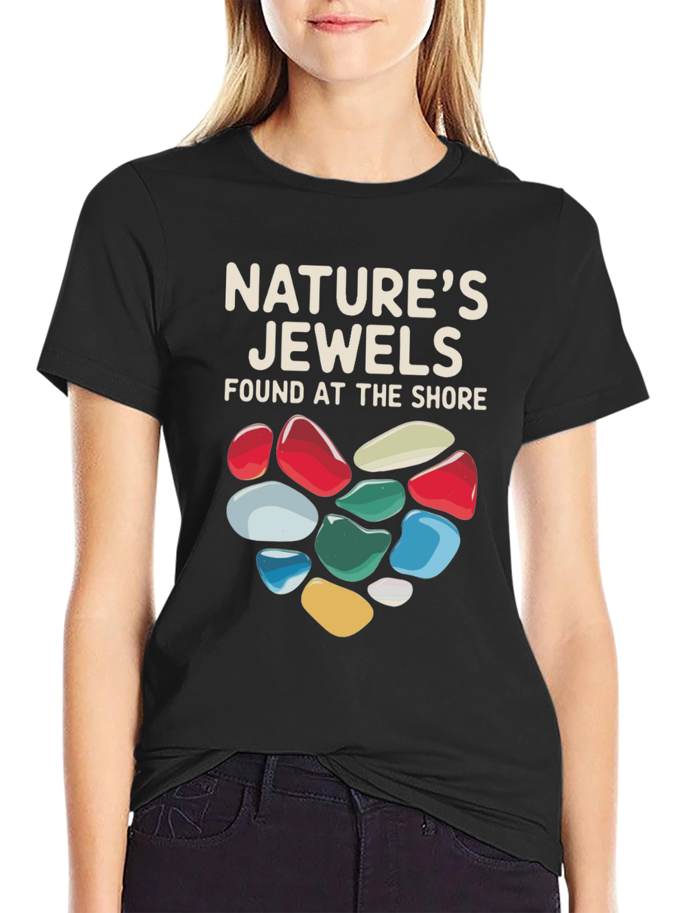 Natures Jewels T-Shirt - Found at the Shore