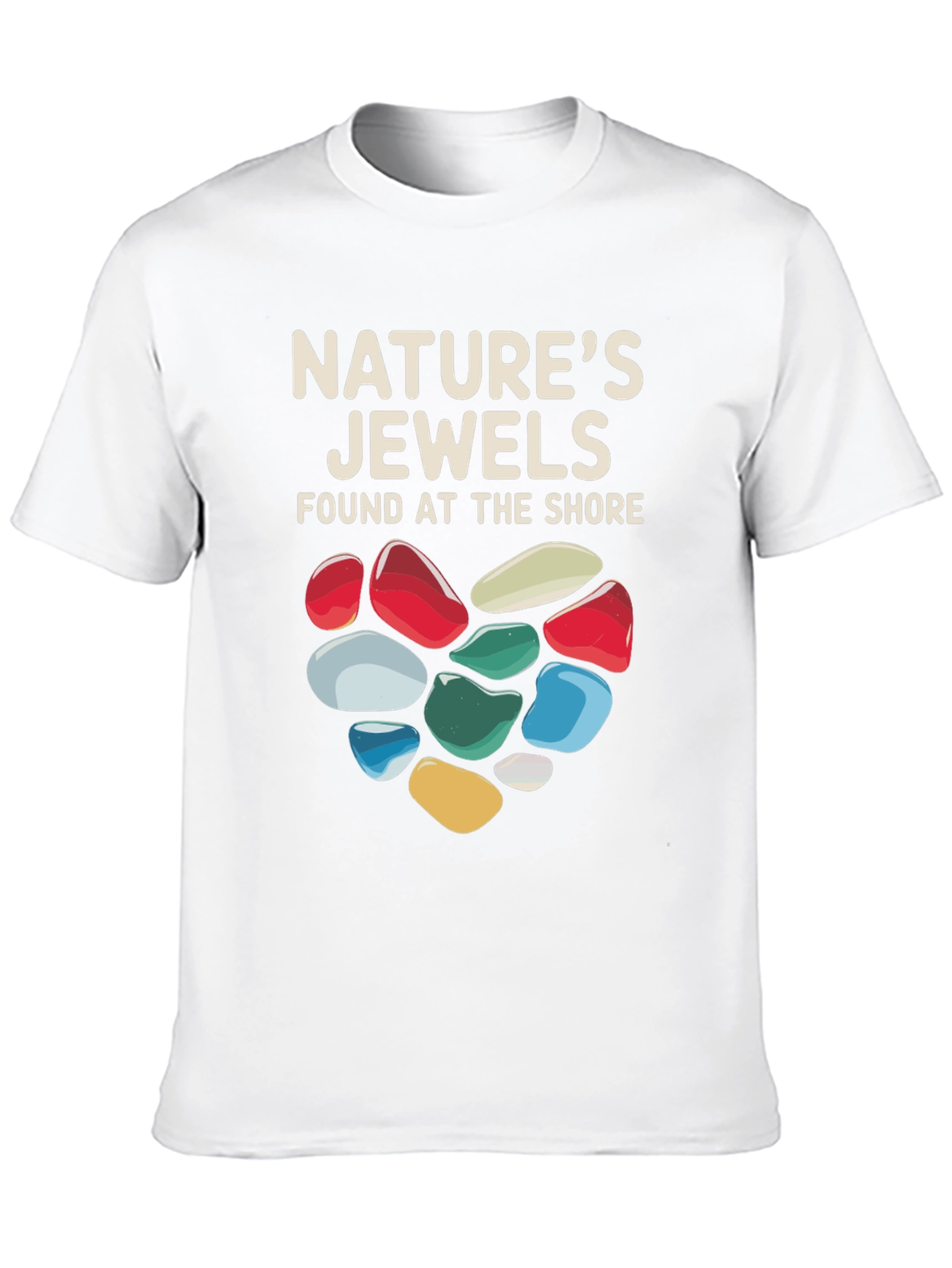 Natures Jewels T-Shirt - Found at the Shore