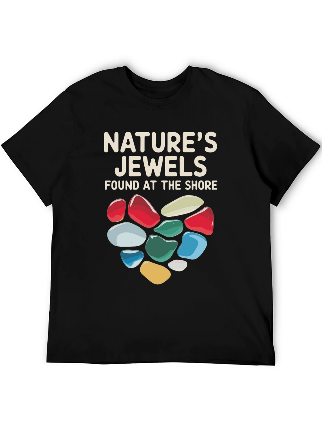 Natures Jewels T-Shirt - Found at the Shore