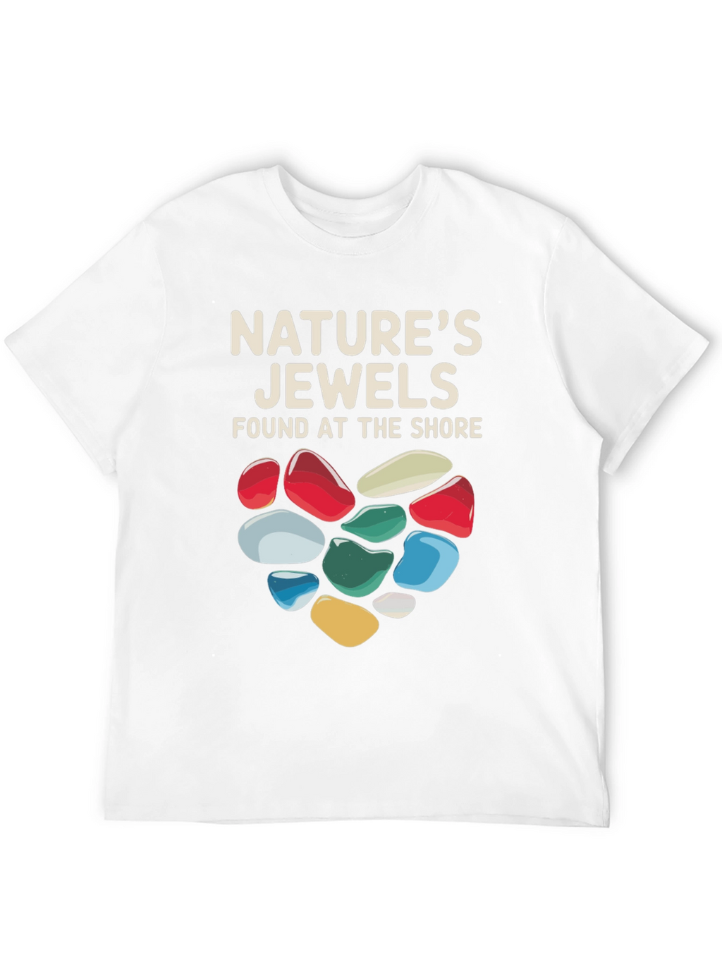 Natures Jewels T-Shirt - Found at the Shore