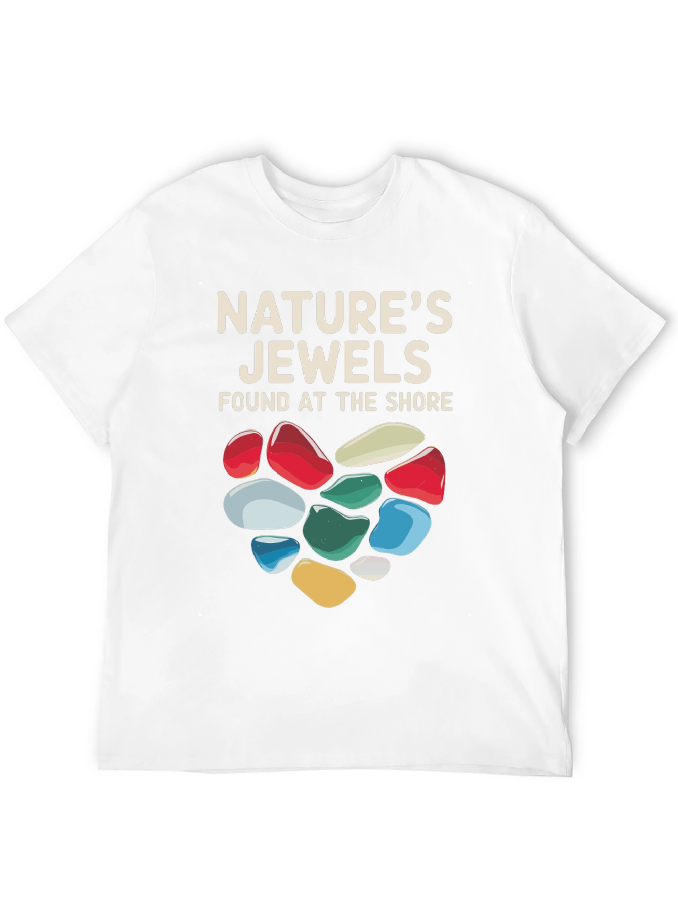 Natures Jewels T-Shirt - Found at the Shore