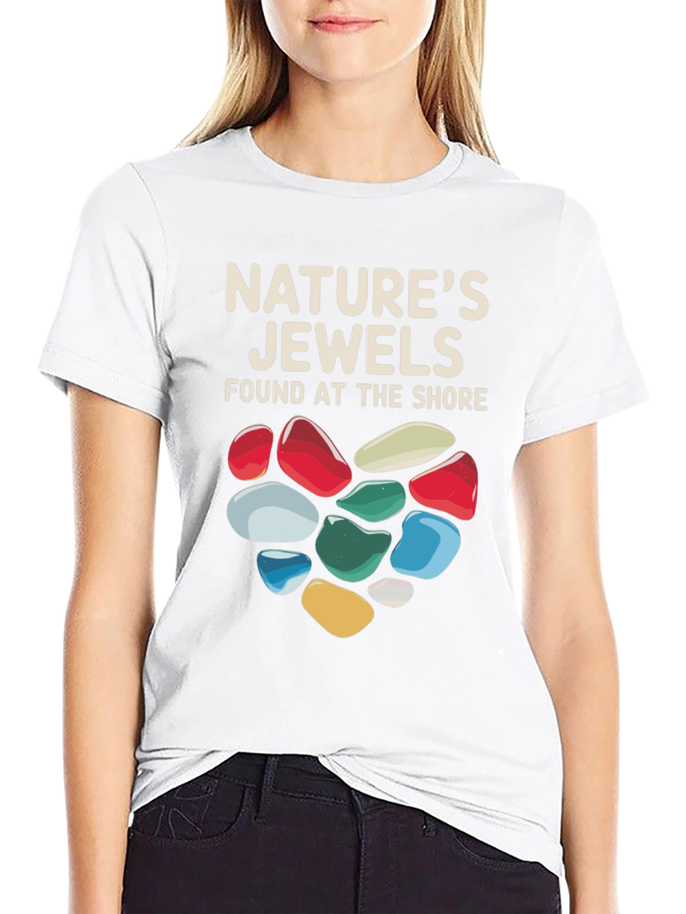 Natures Jewels T-Shirt - Found at the Shore