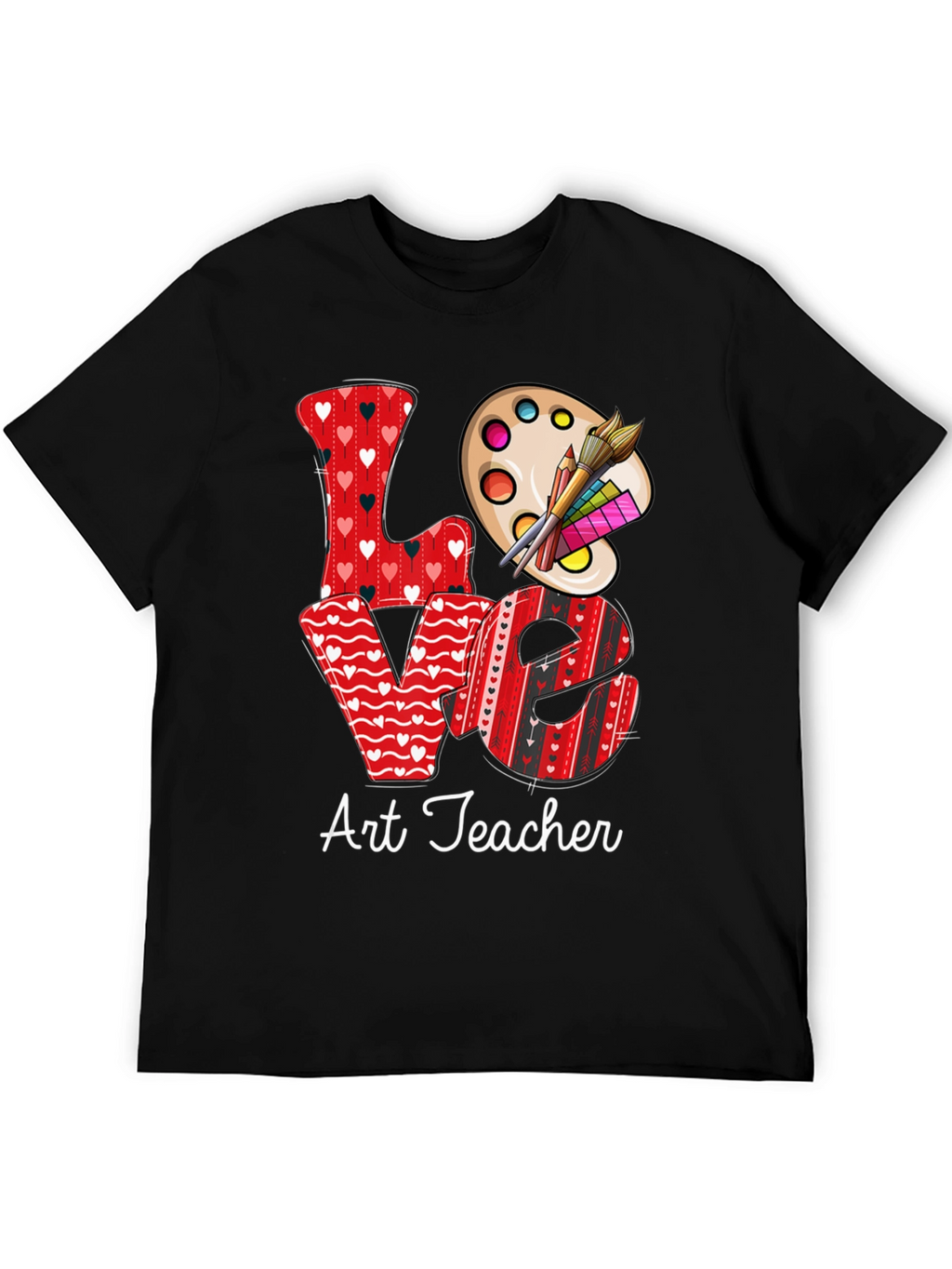 Love Art Teacher Graphic Tee