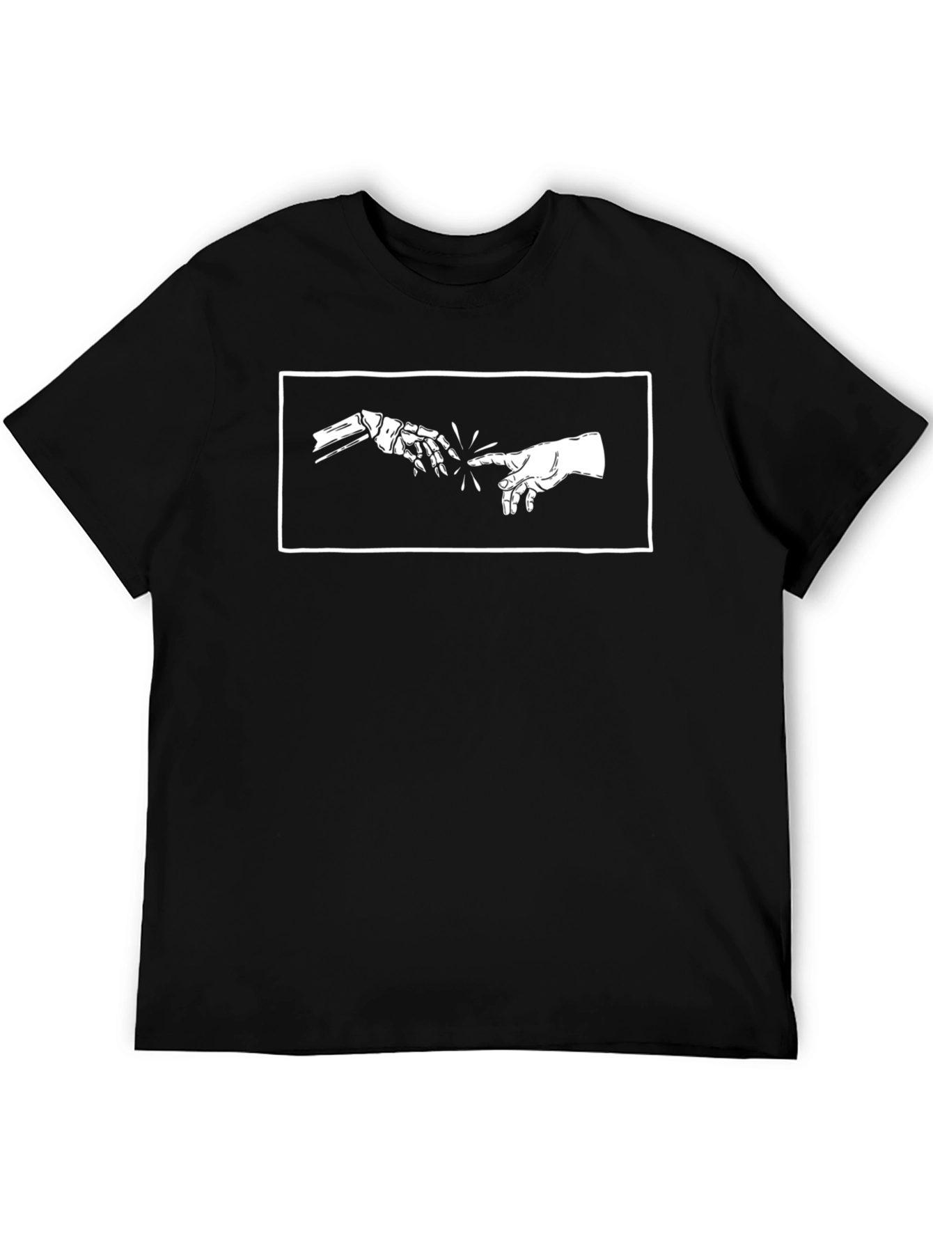 Creation of Adam Robot Hand T-Shirt