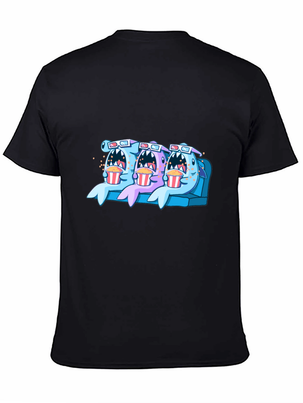 Shark Movie Night Graphic Tee