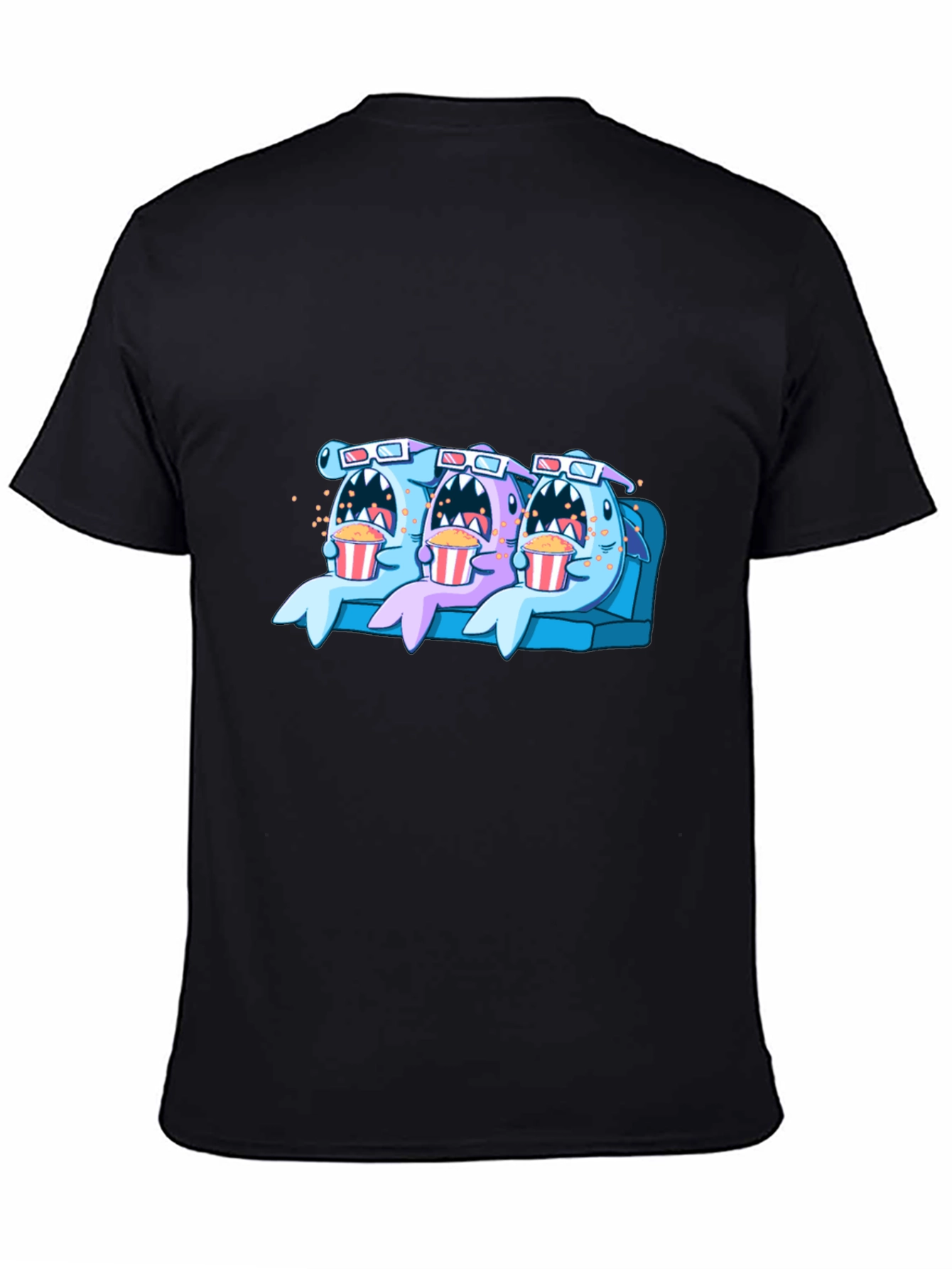 Shark Movie Night Graphic Tee