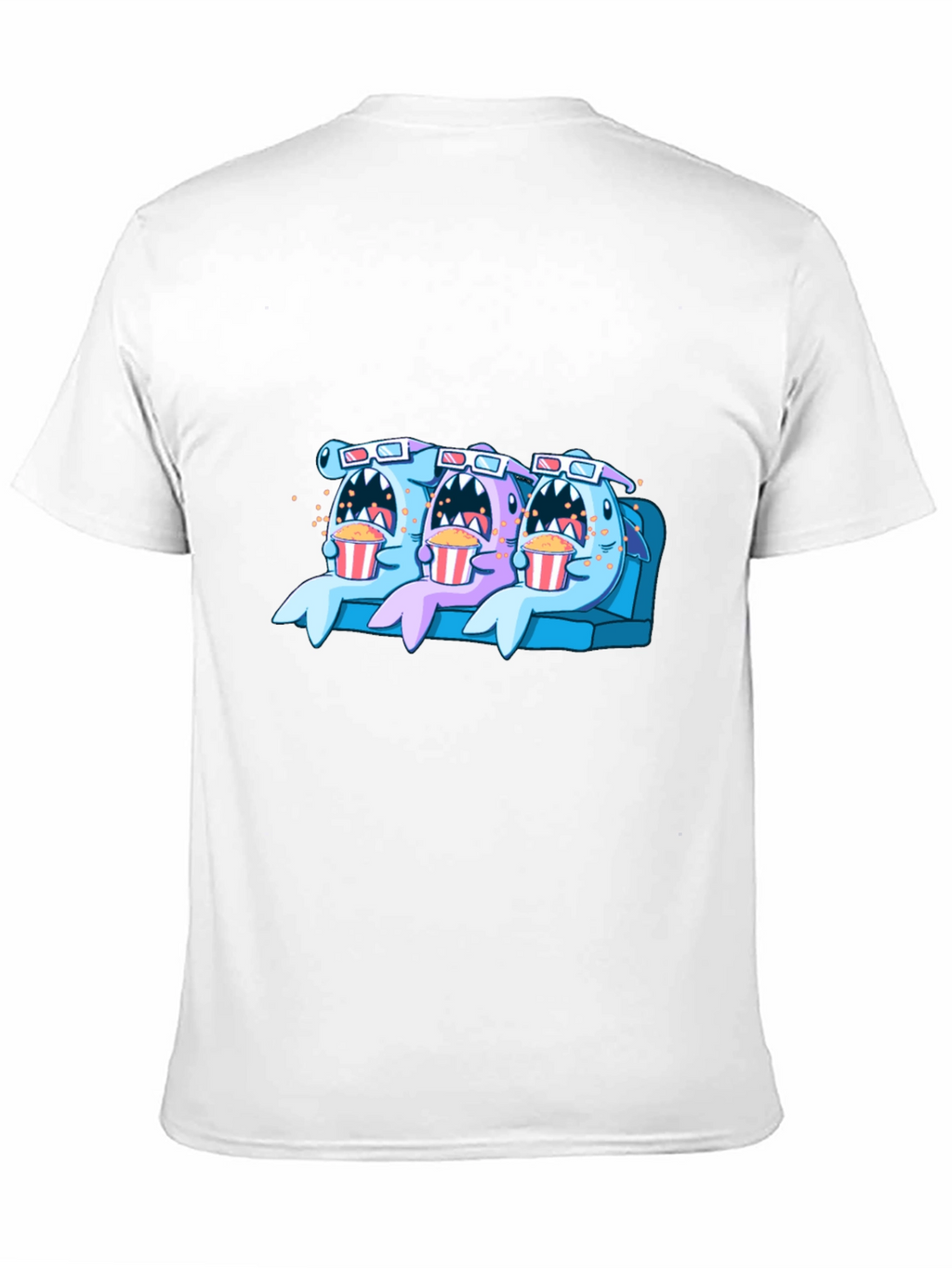 Shark Movie Night Graphic Tee