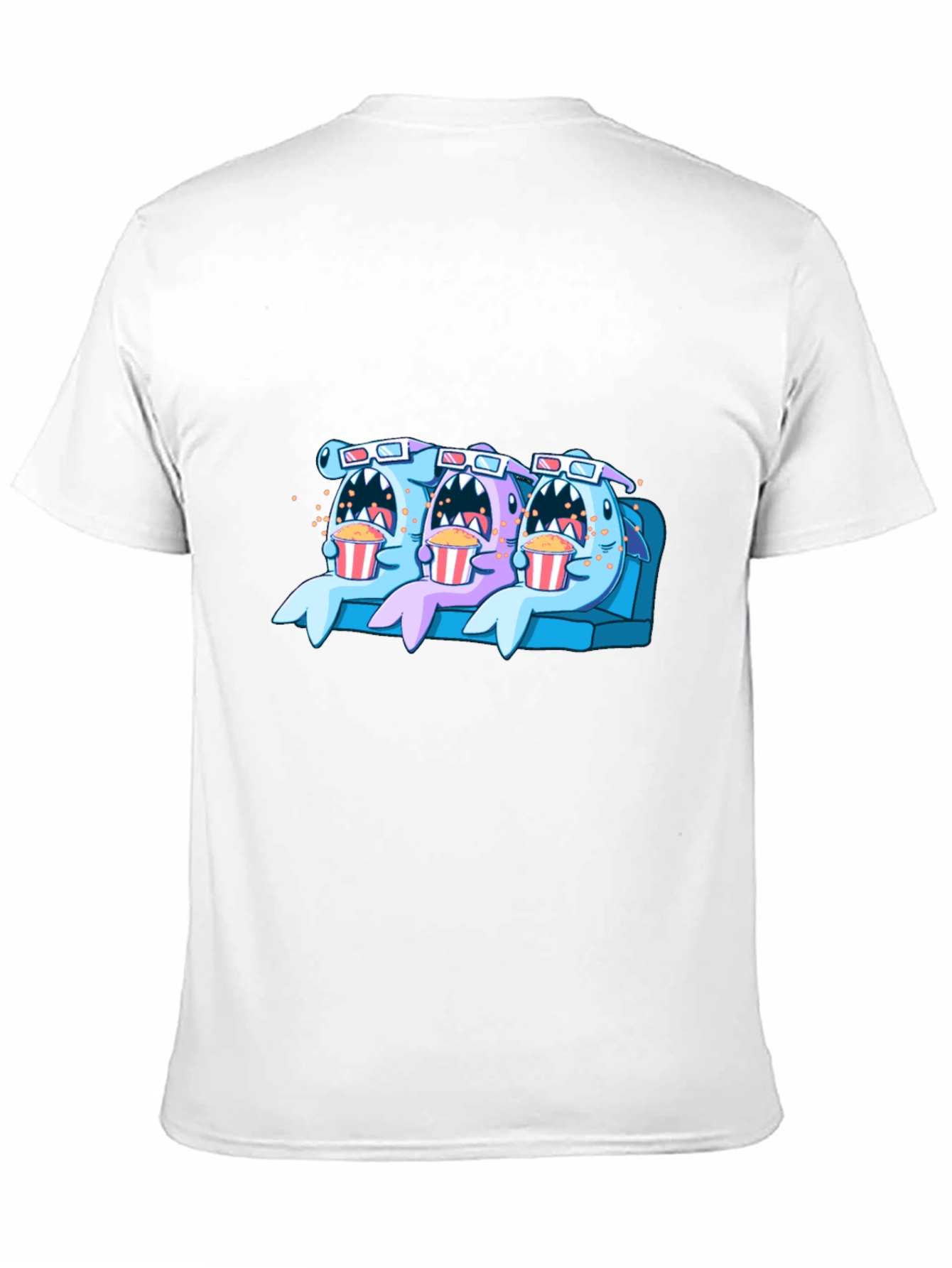 Shark Movie Night Graphic Tee
