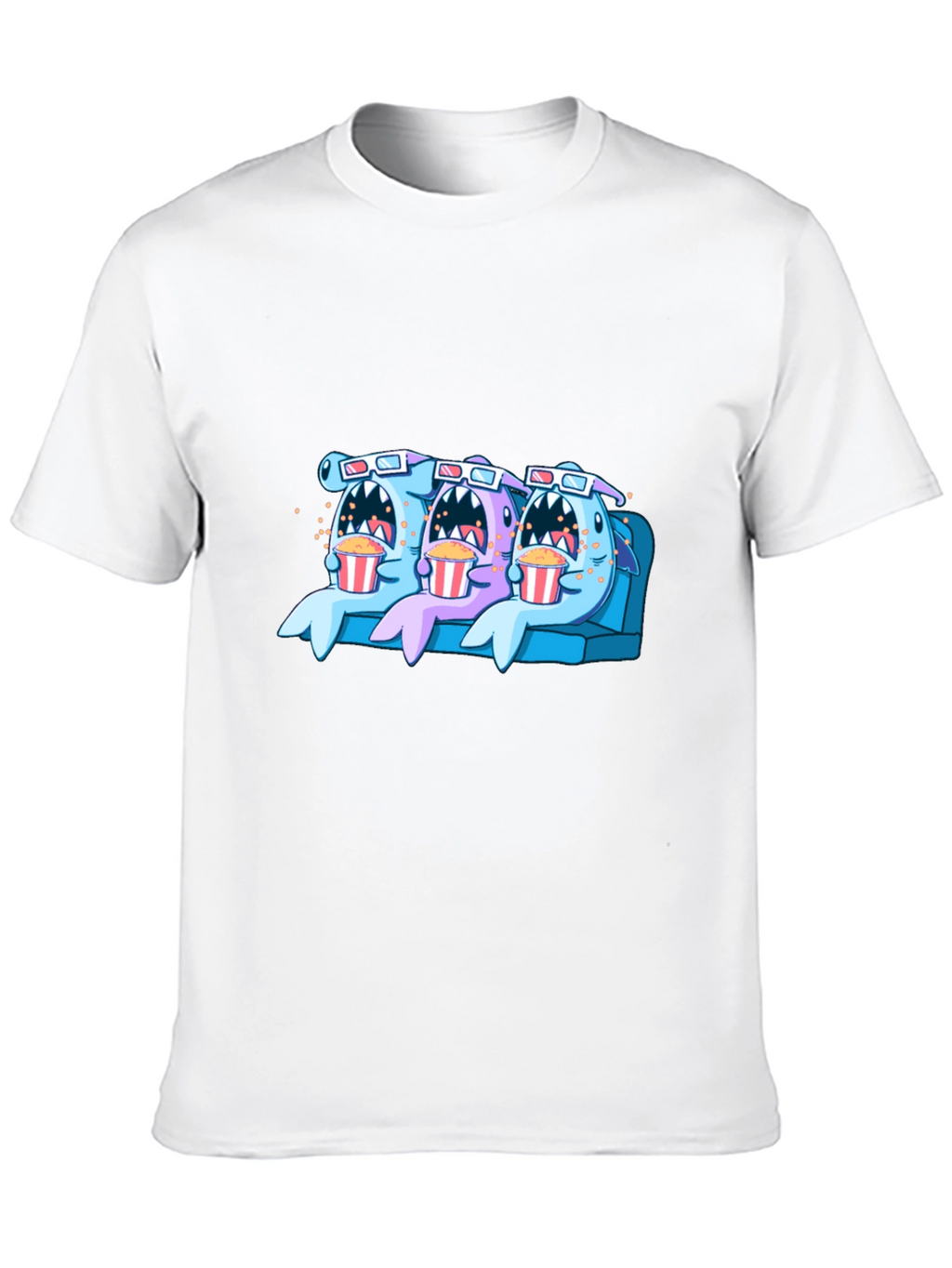Shark Movie Night Graphic Tee