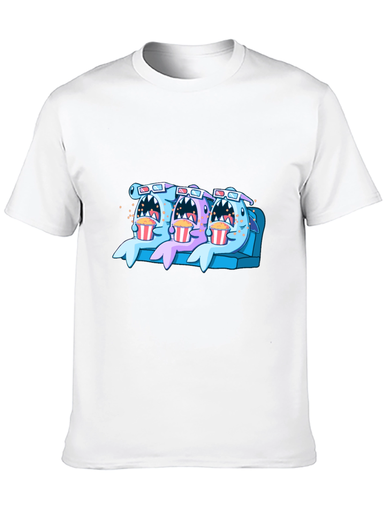 Shark Movie Night Graphic Tee