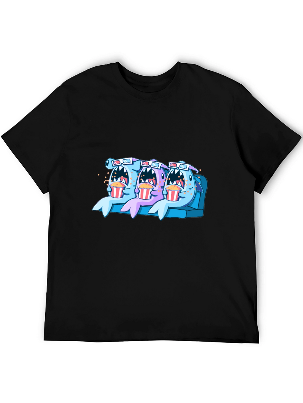 Shark Movie Night Graphic Tee