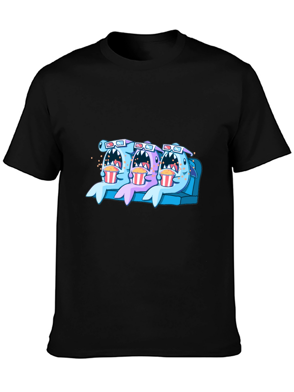 Shark Movie Night Graphic Tee