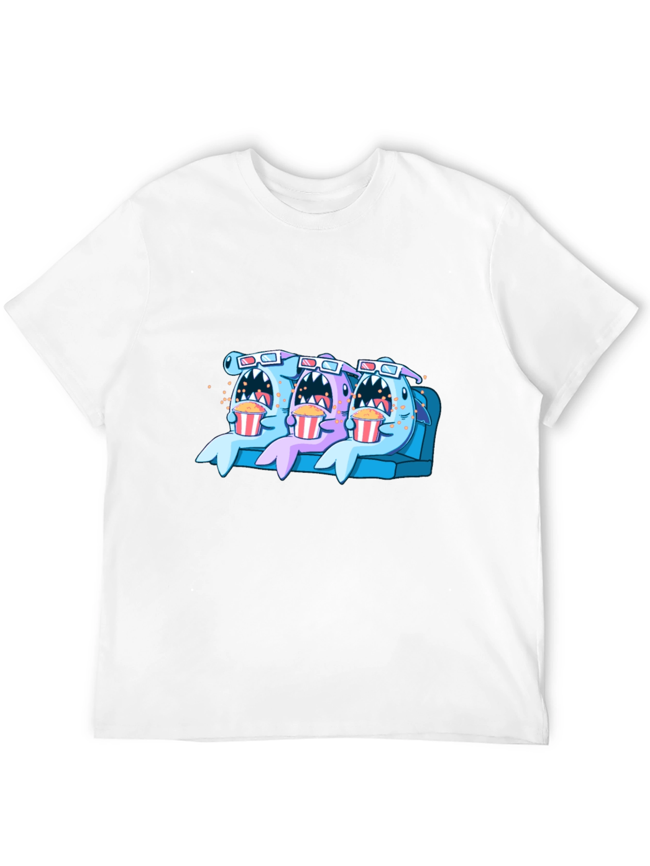 Shark Movie Night Graphic Tee
