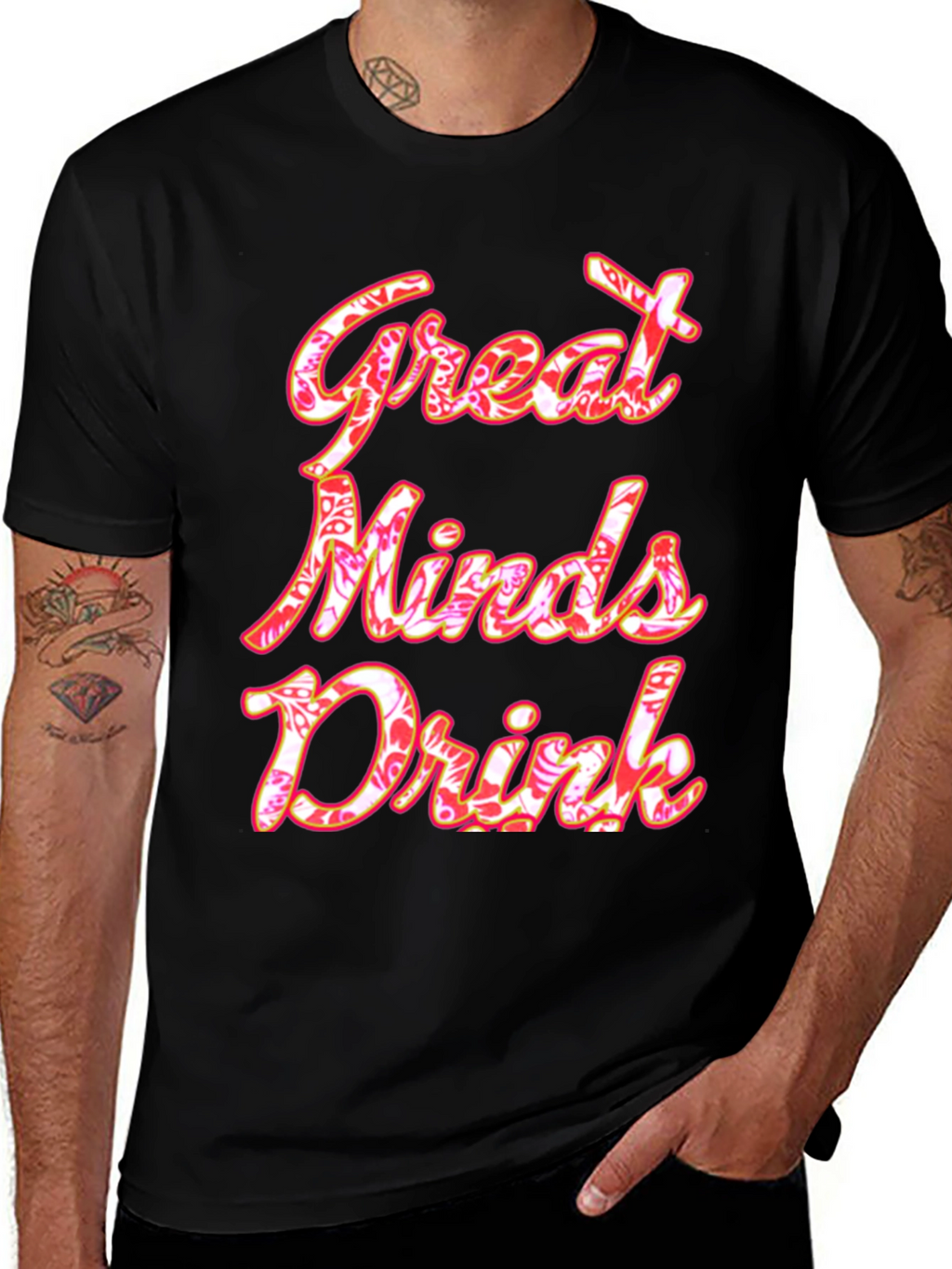 Great Minds Drink Graphic Tee