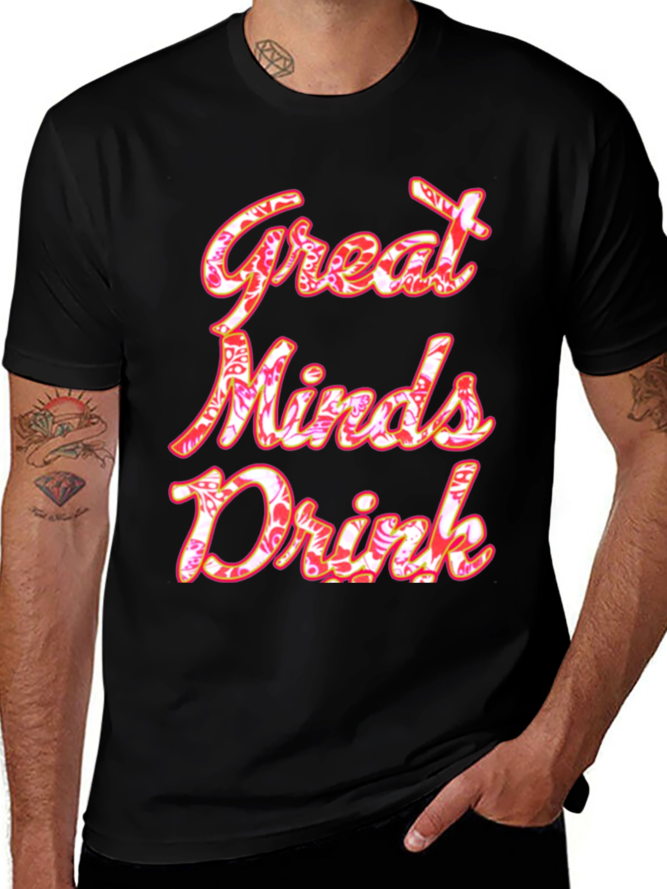 Great Minds Drink Graphic Tee