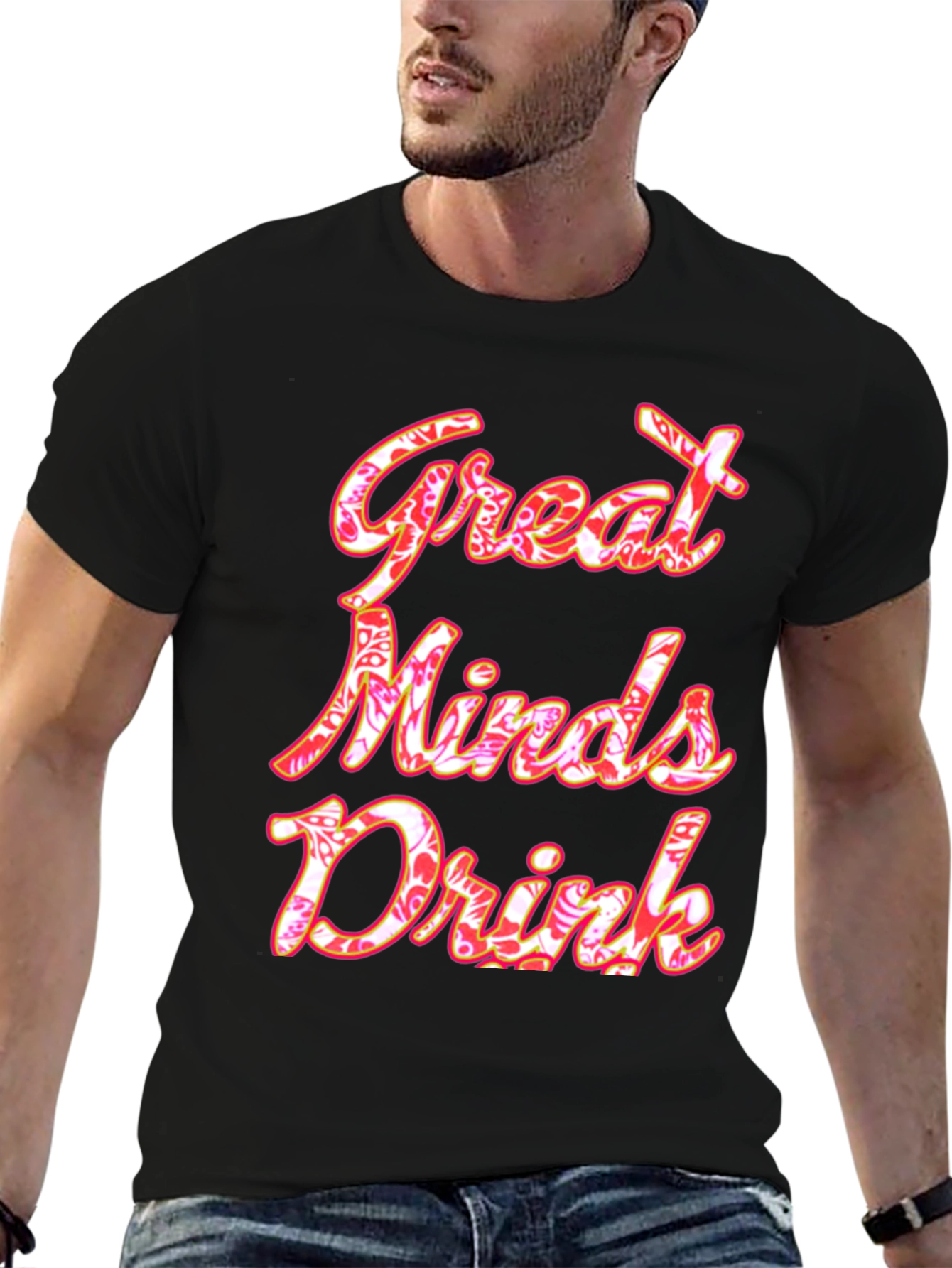 Great Minds Drink Graphic Tee