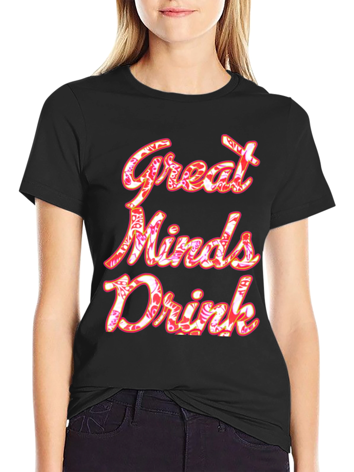 Great Minds Drink Graphic Tee