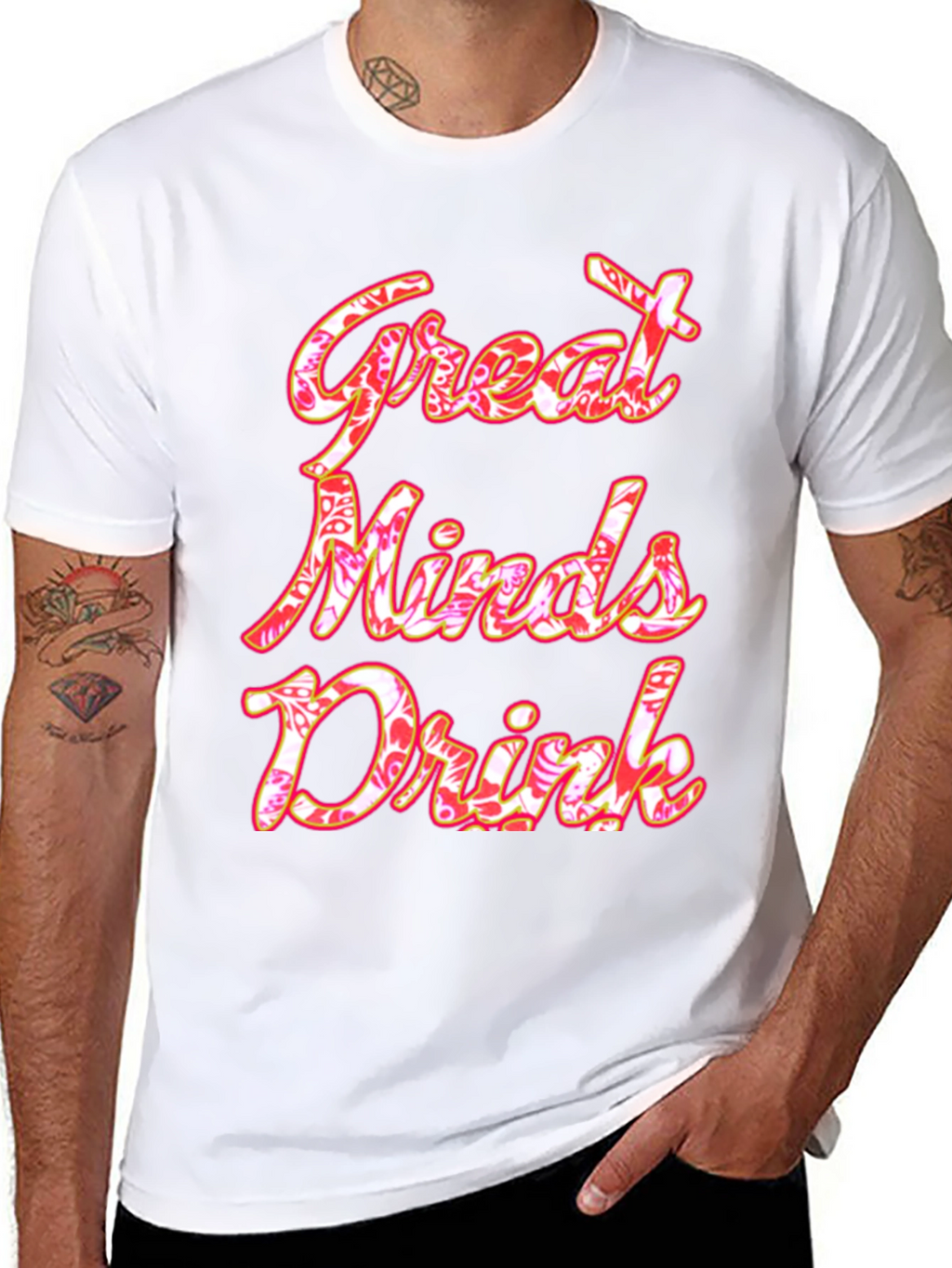 Great Minds Drink Graphic Tee