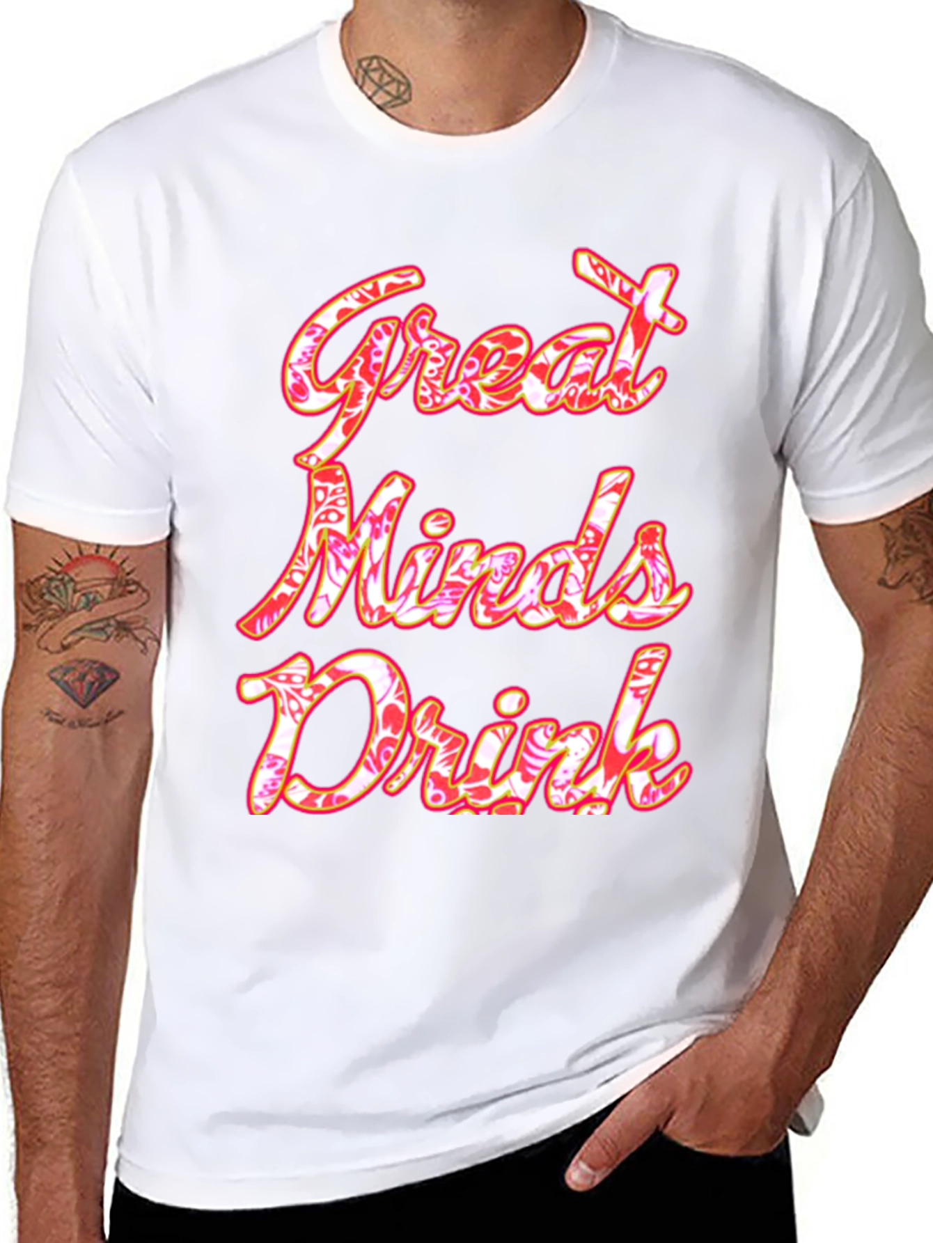 Great Minds Drink Graphic Tee