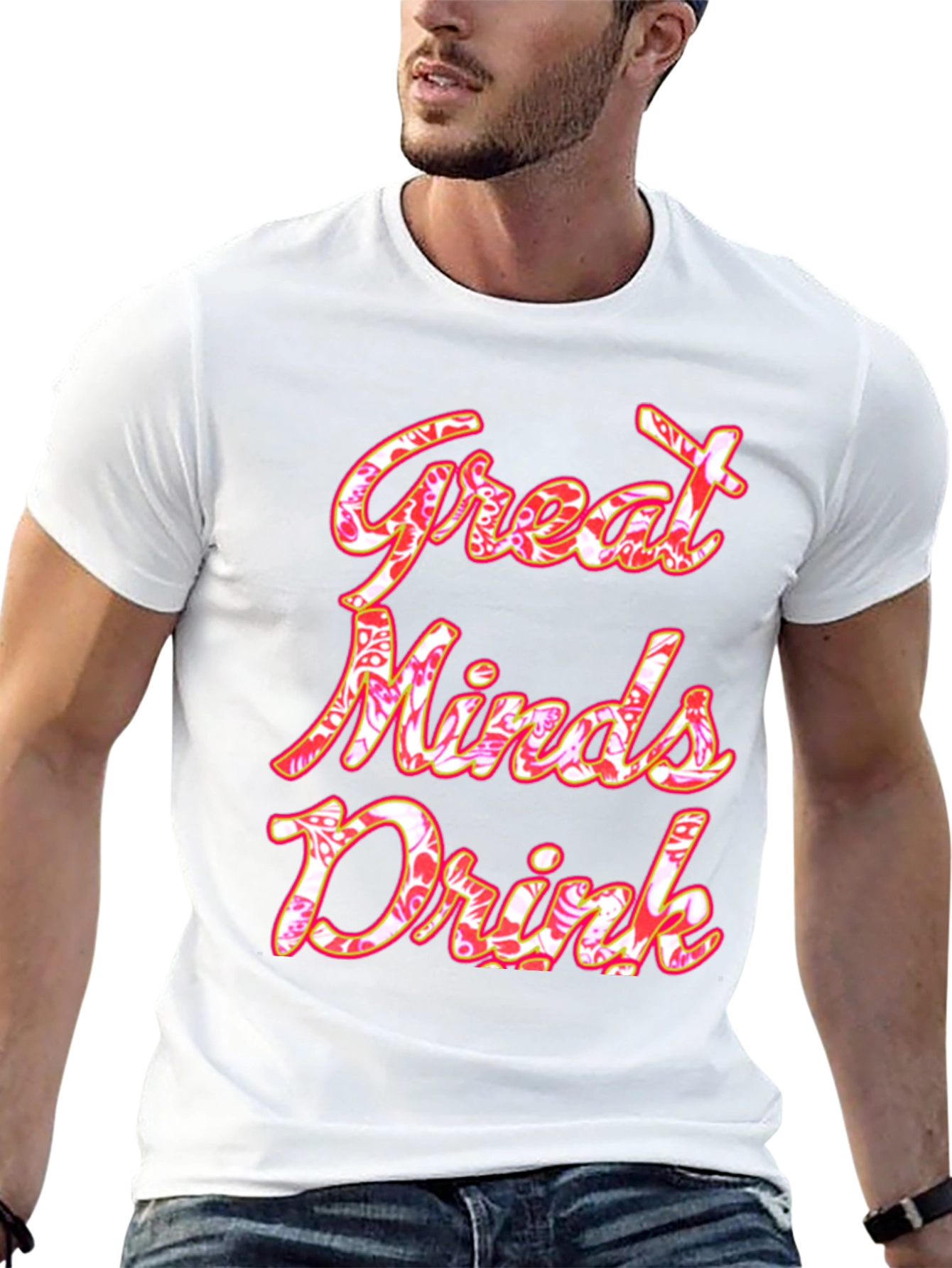 Great Minds Drink Graphic Tee