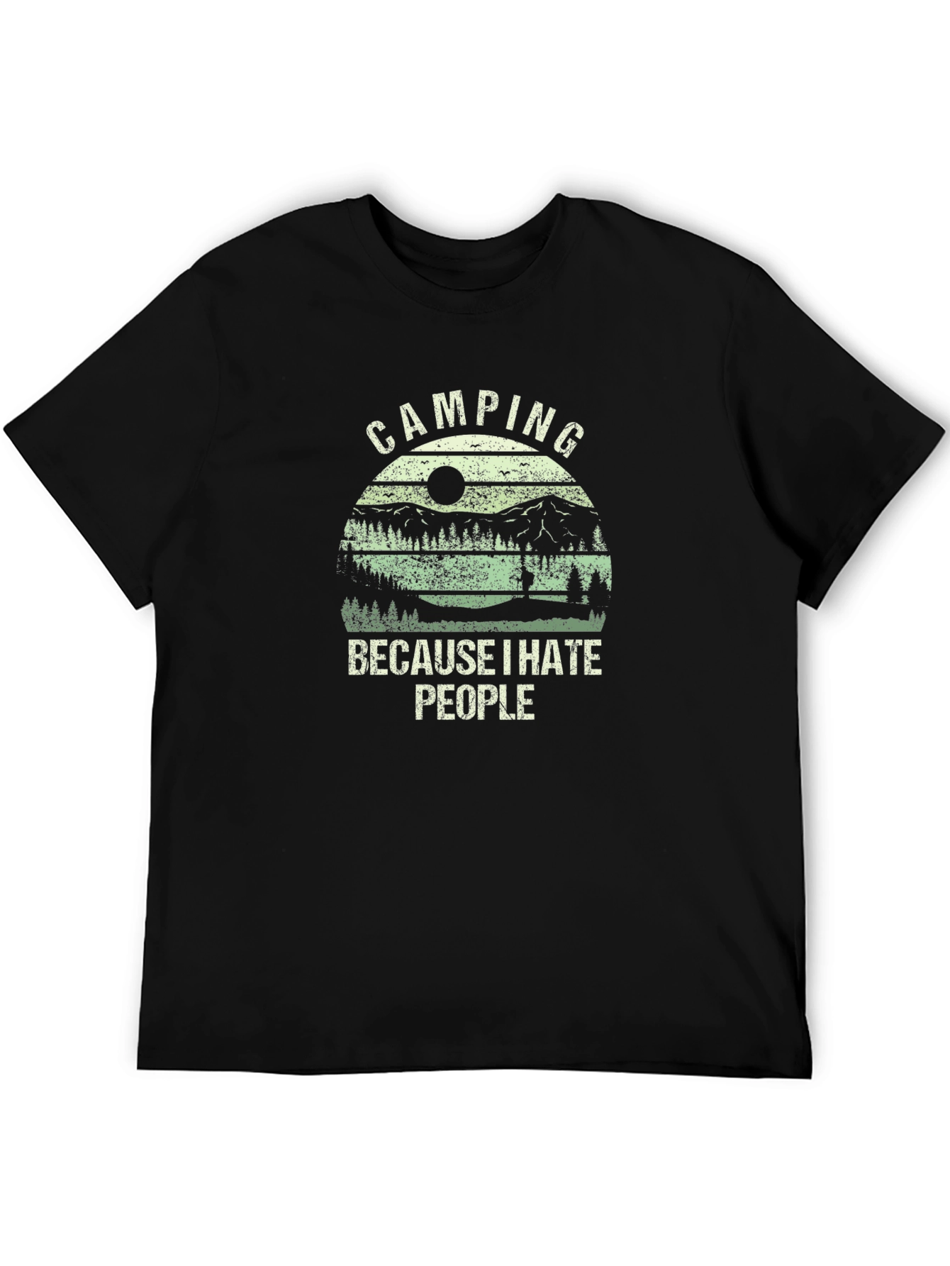 Camping Because I Hate People T-Shirt