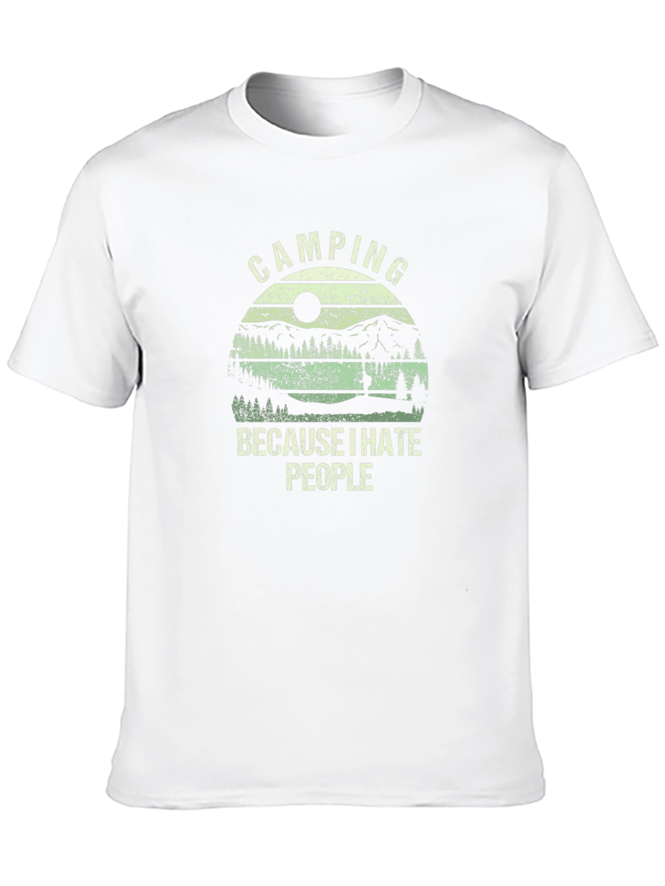 Camping Because I Hate People T-Shirt