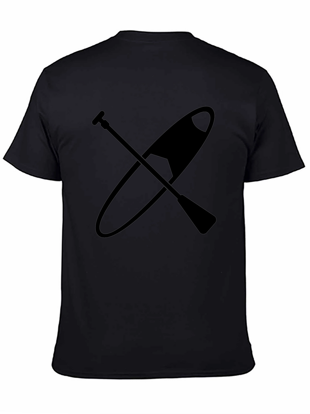 Paddle Board T-Shirt - Black Graphic Tee