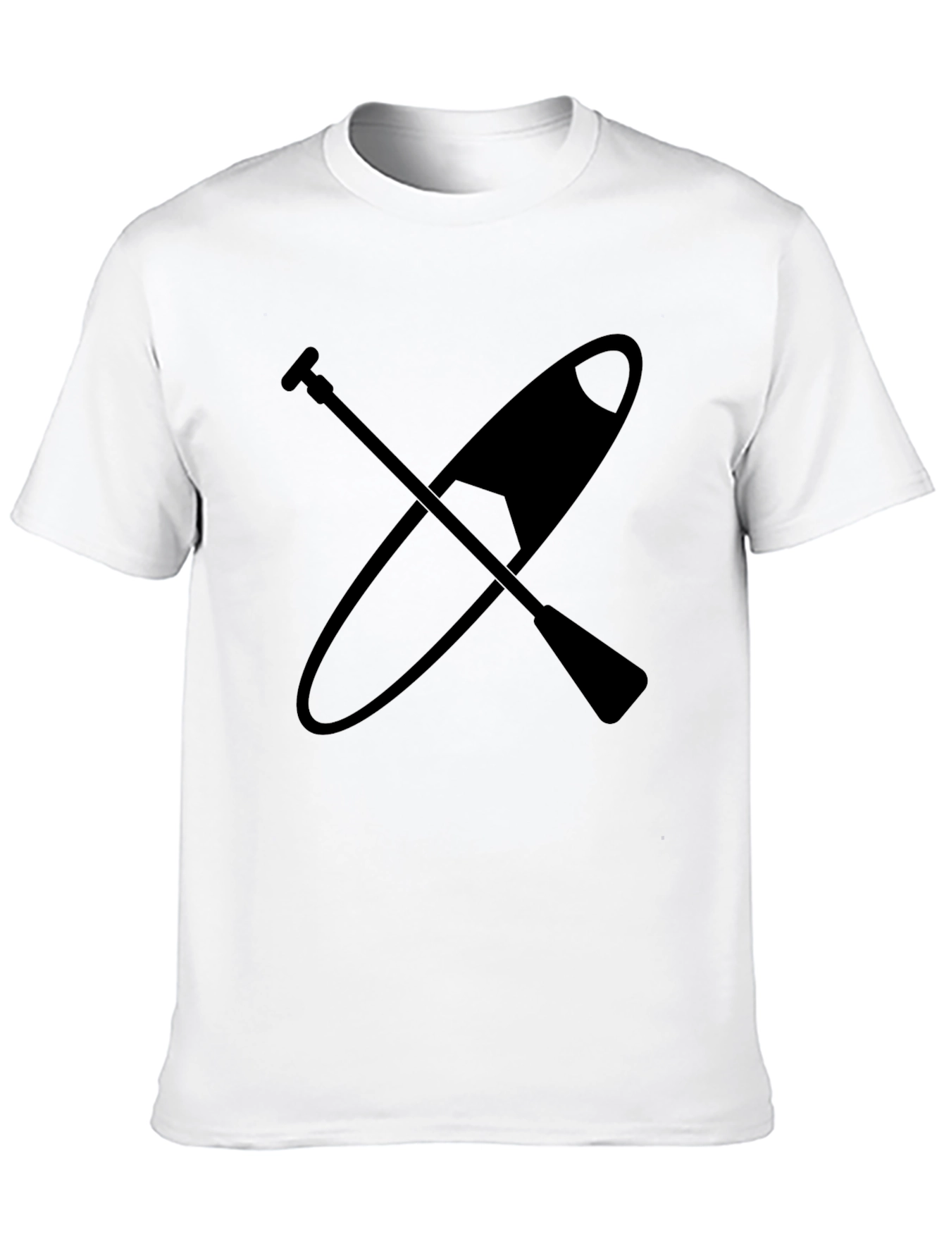 Paddle Board T-Shirt - Black Graphic Tee