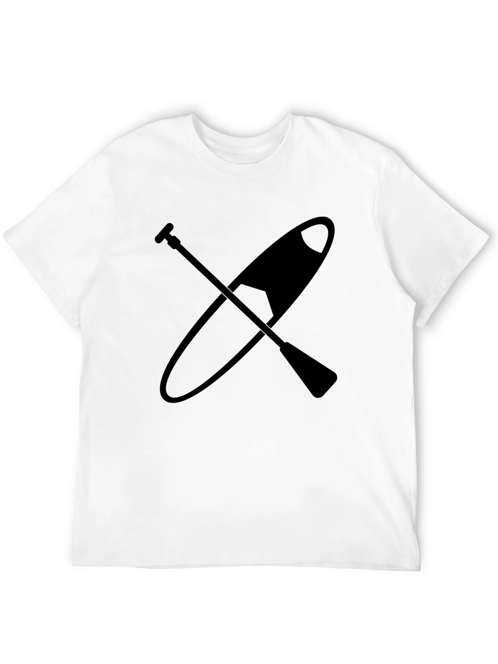 Paddle Board T-Shirt - Black Graphic Tee