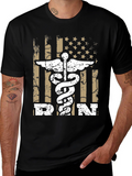 RN American Flag Graphic T-Shirt