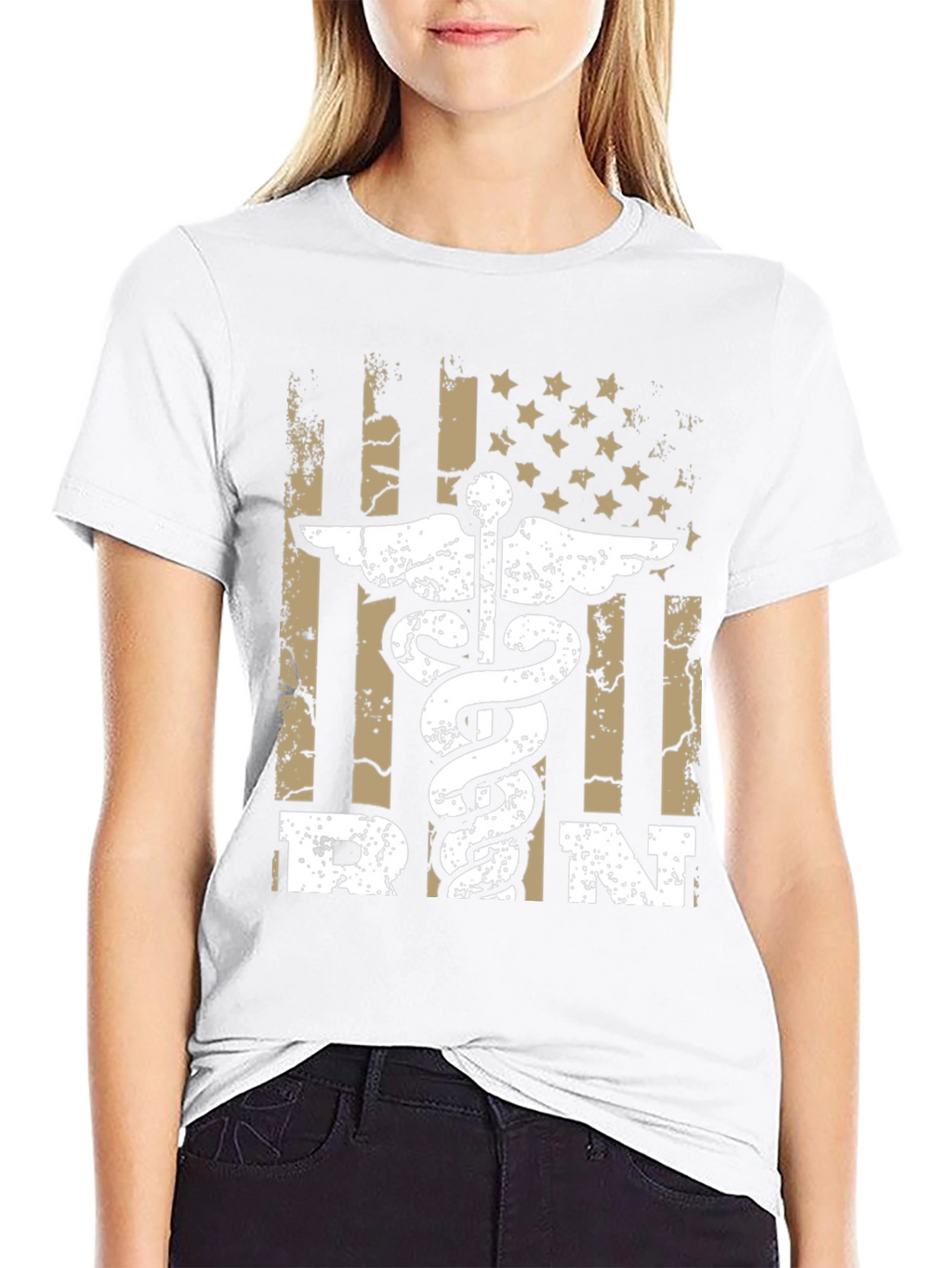 RN American Flag Graphic T-Shirt