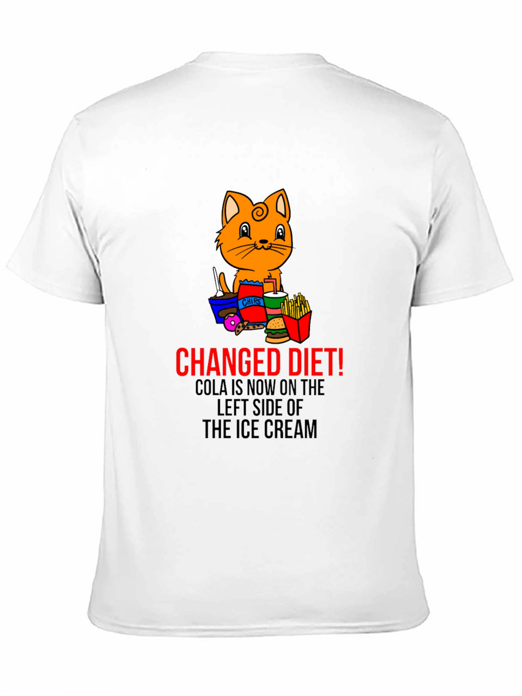 Changed Diet Cat T-Shirt