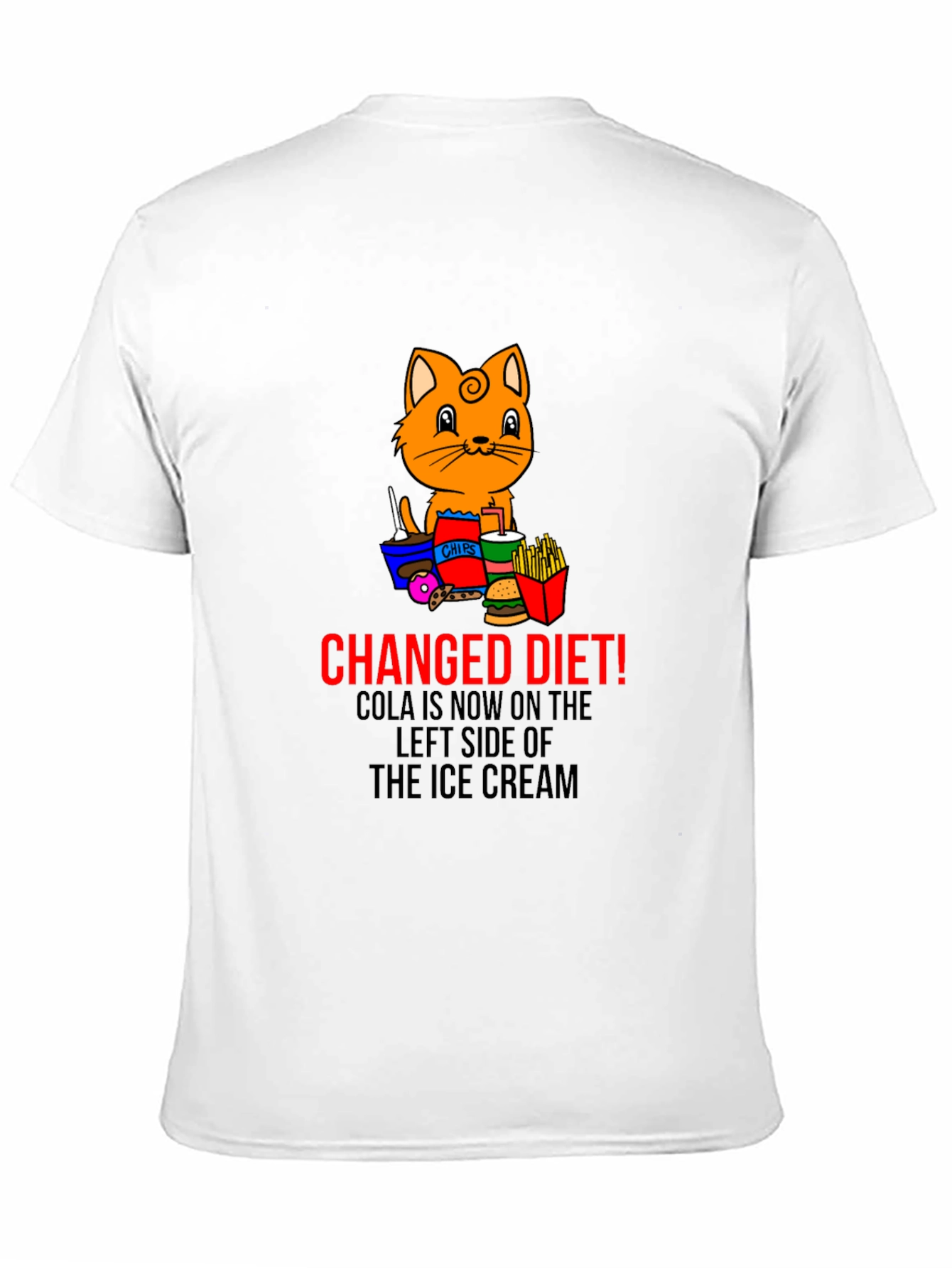 Changed Diet Cat T-Shirt